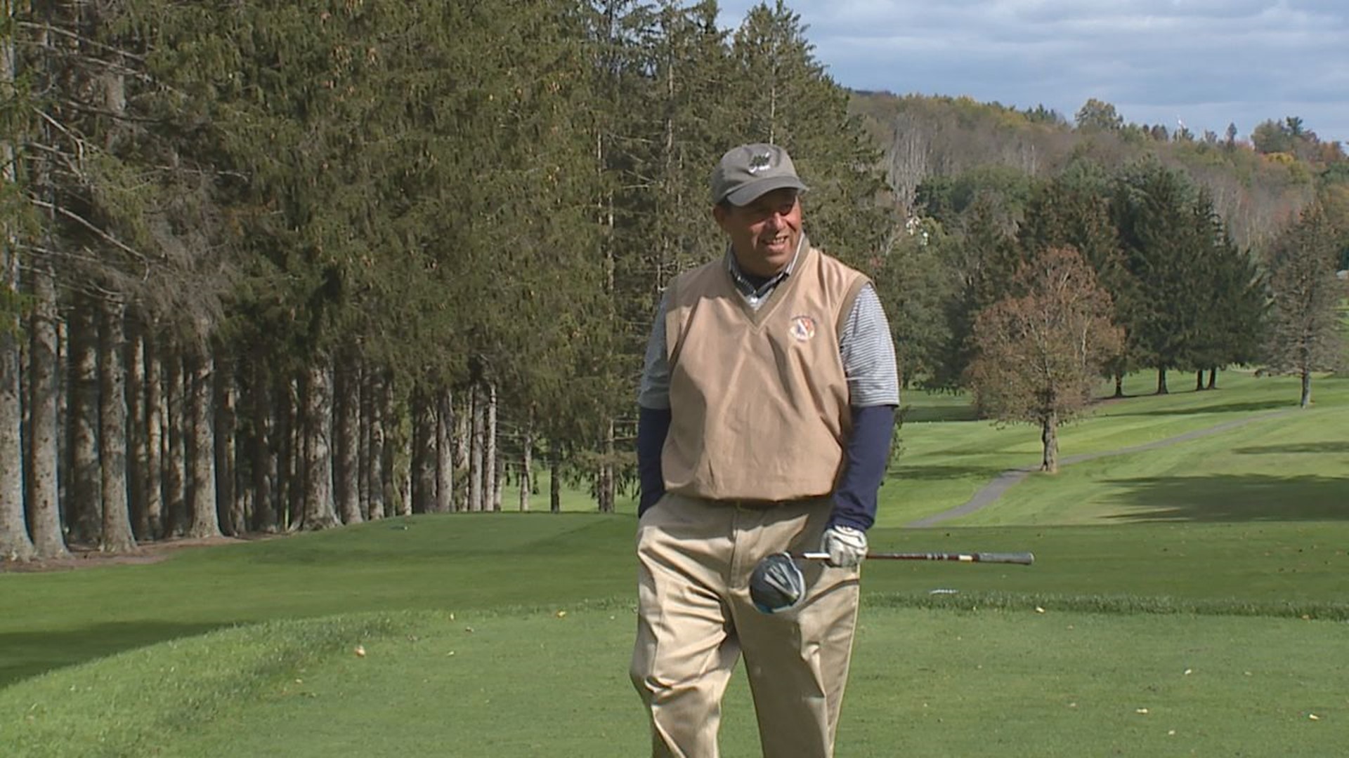 ESPN Bracketologist Joe Lunardi Played in the Charity Golf Tournament for Coaches vs Cancer of NEPA
