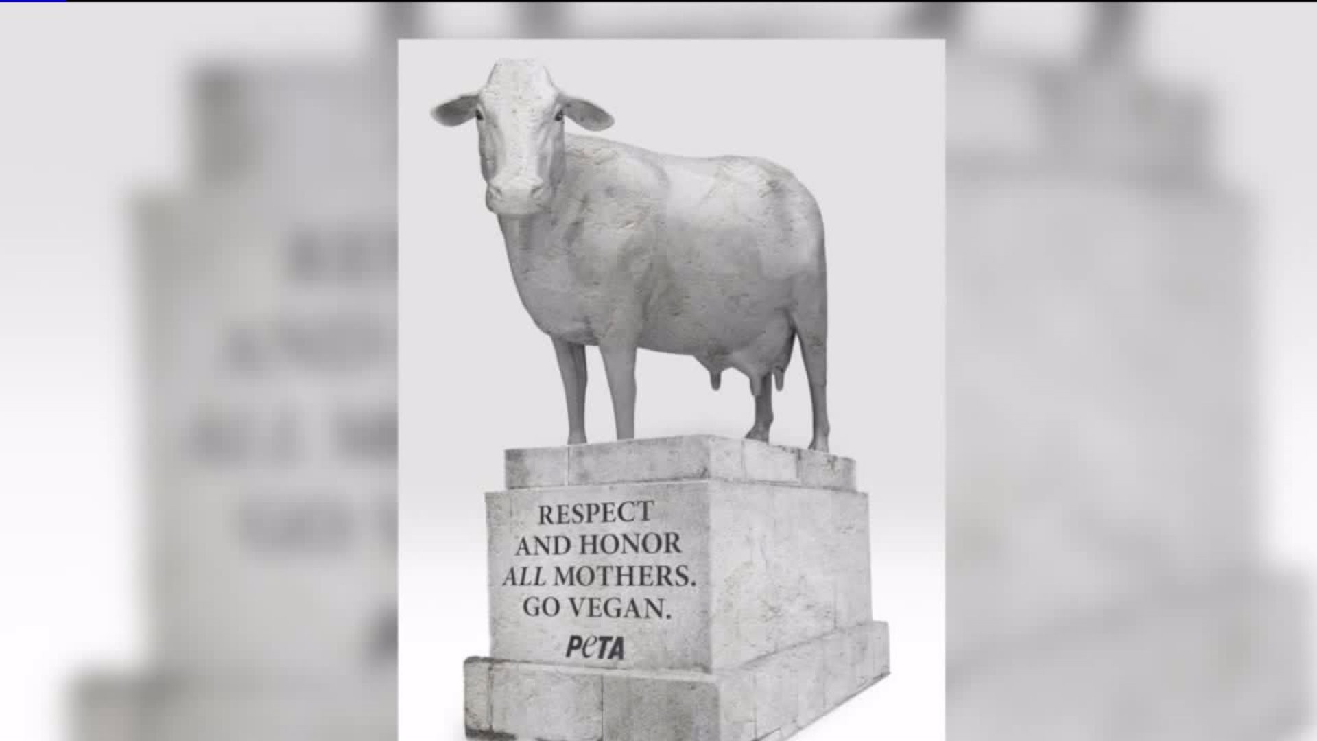 PETA Asks to Put Cow Statue Near Mother`s Statue in Ashland