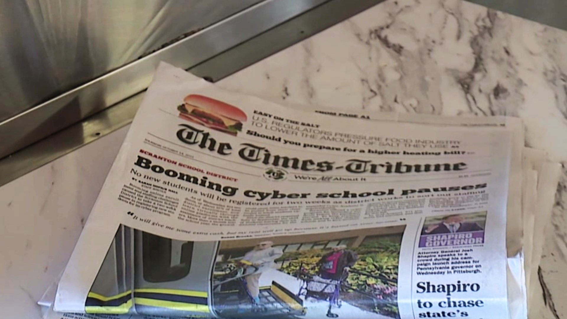 Scranton times shamrock selling off newspapers wnep
