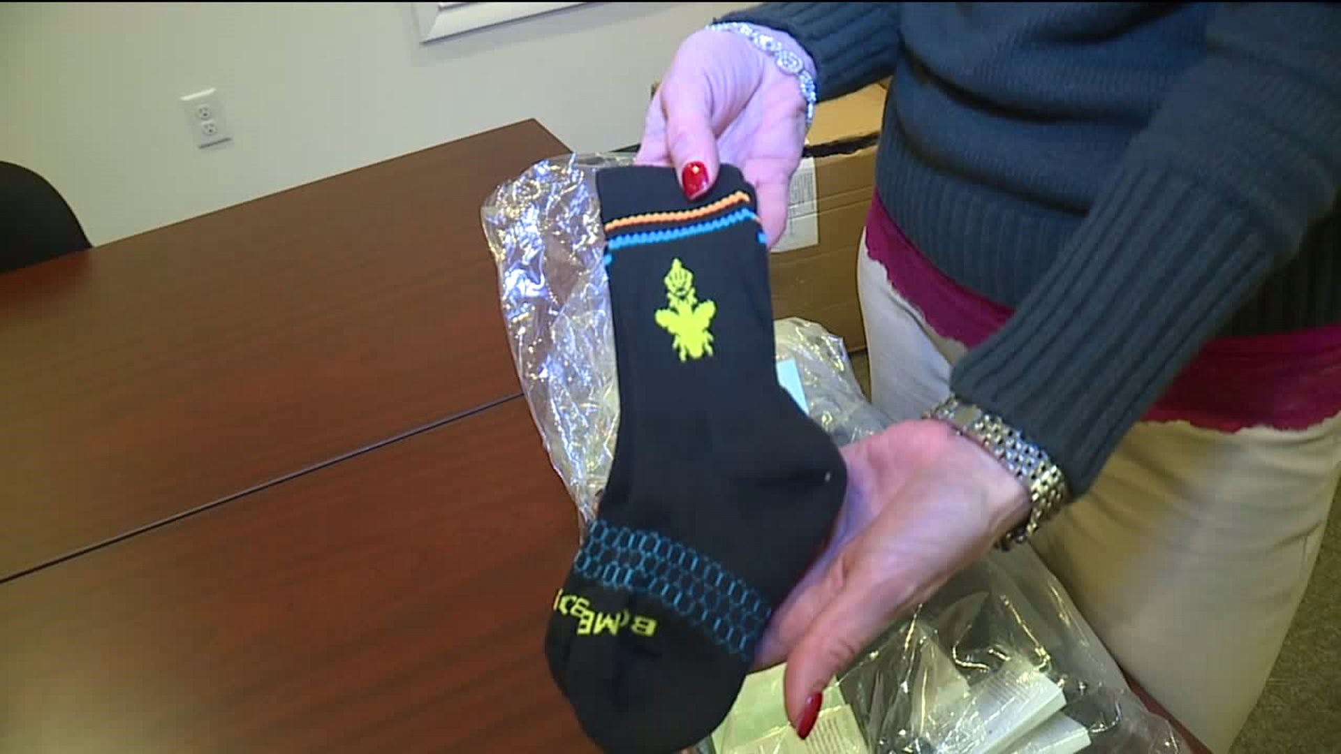 Sock Company Donates Thousands of Socks to Area Nonprofit