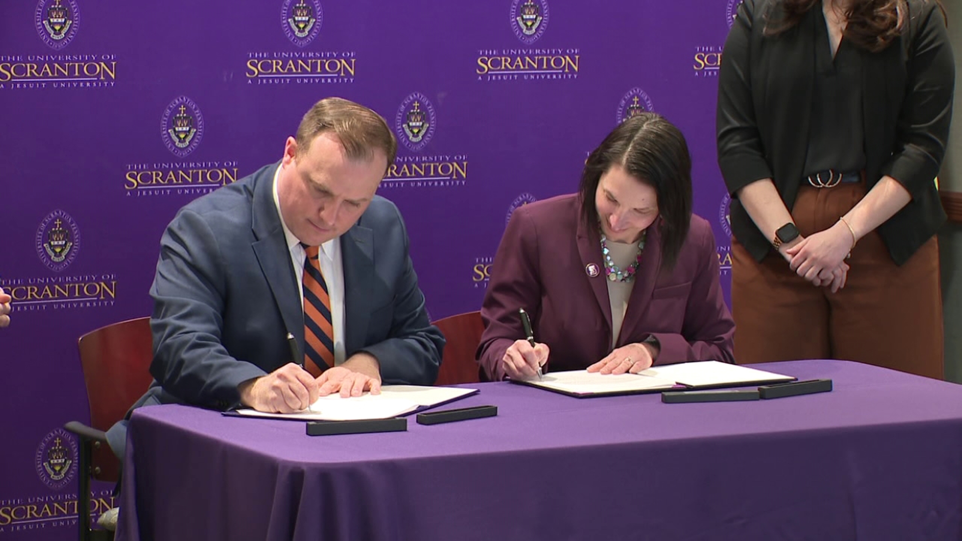 The partnership with the University of Scranton will see students work with investigators before entering the workforce. 