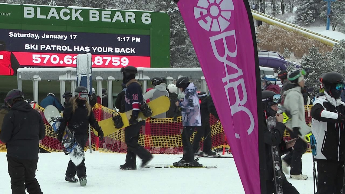 Hundreds gathered at Camelback Mountain for 'Boarding for Breast Cancer' event in Tannersville