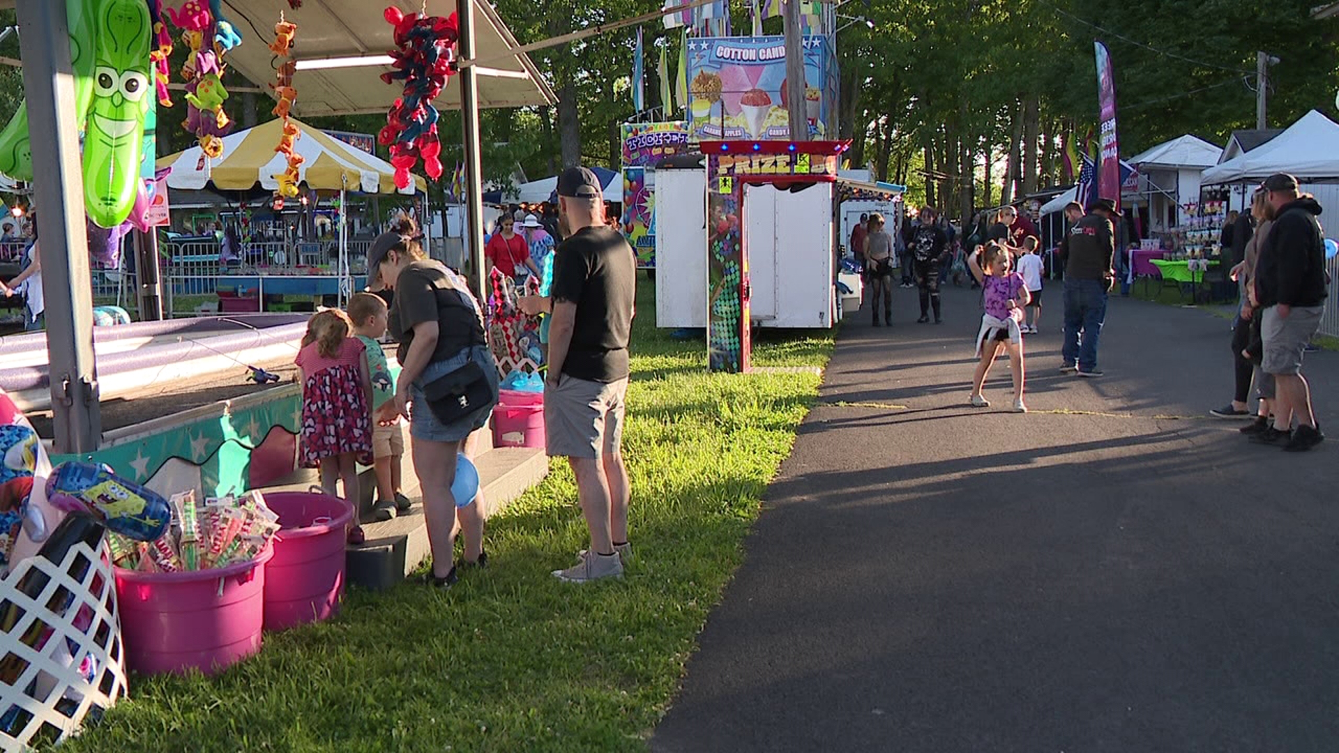 Volunteer fire companies came together Thursday night for the West End Fireman's Festival in Monroe County.