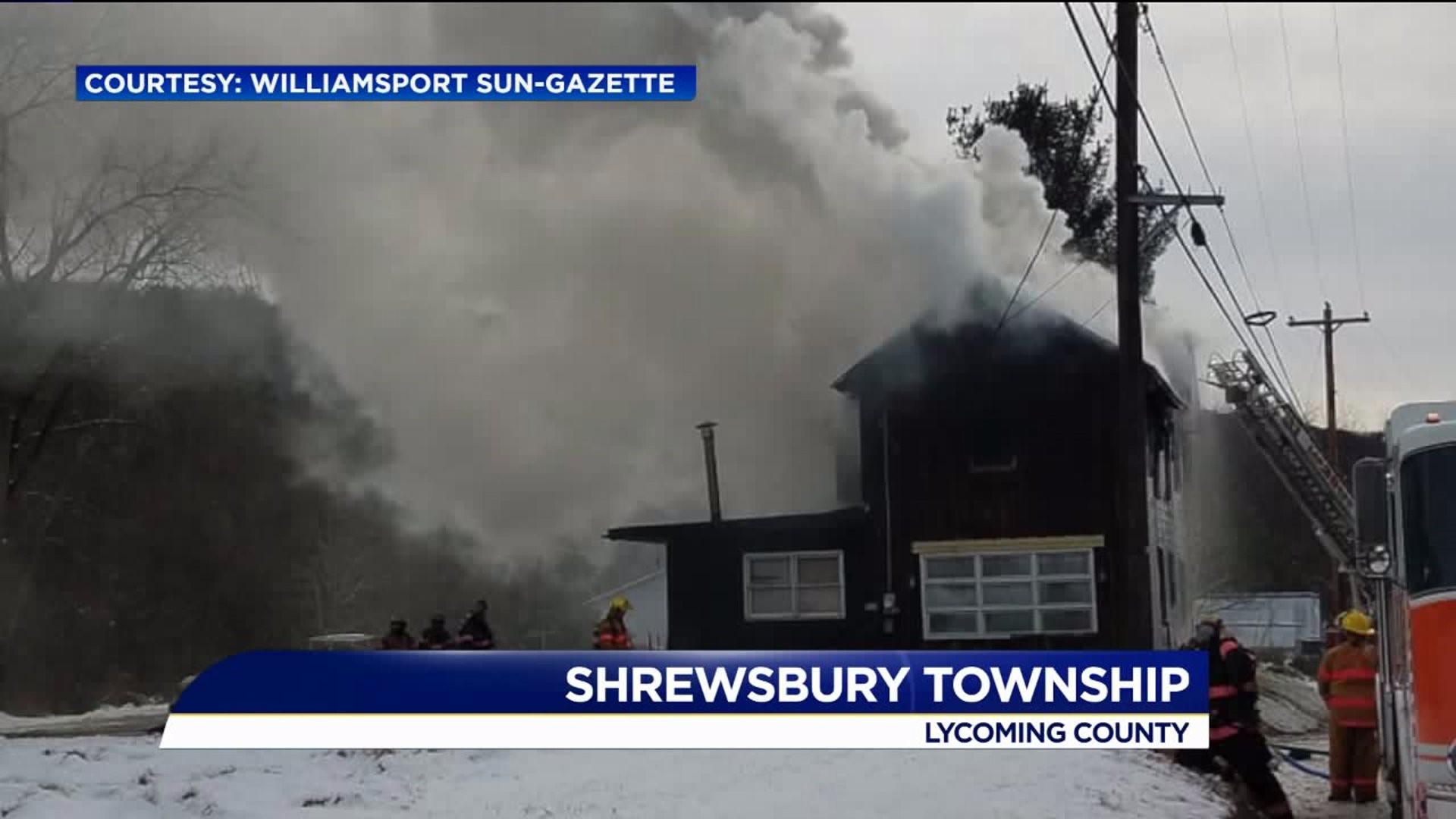 Lycoming County Home Hit by Fire