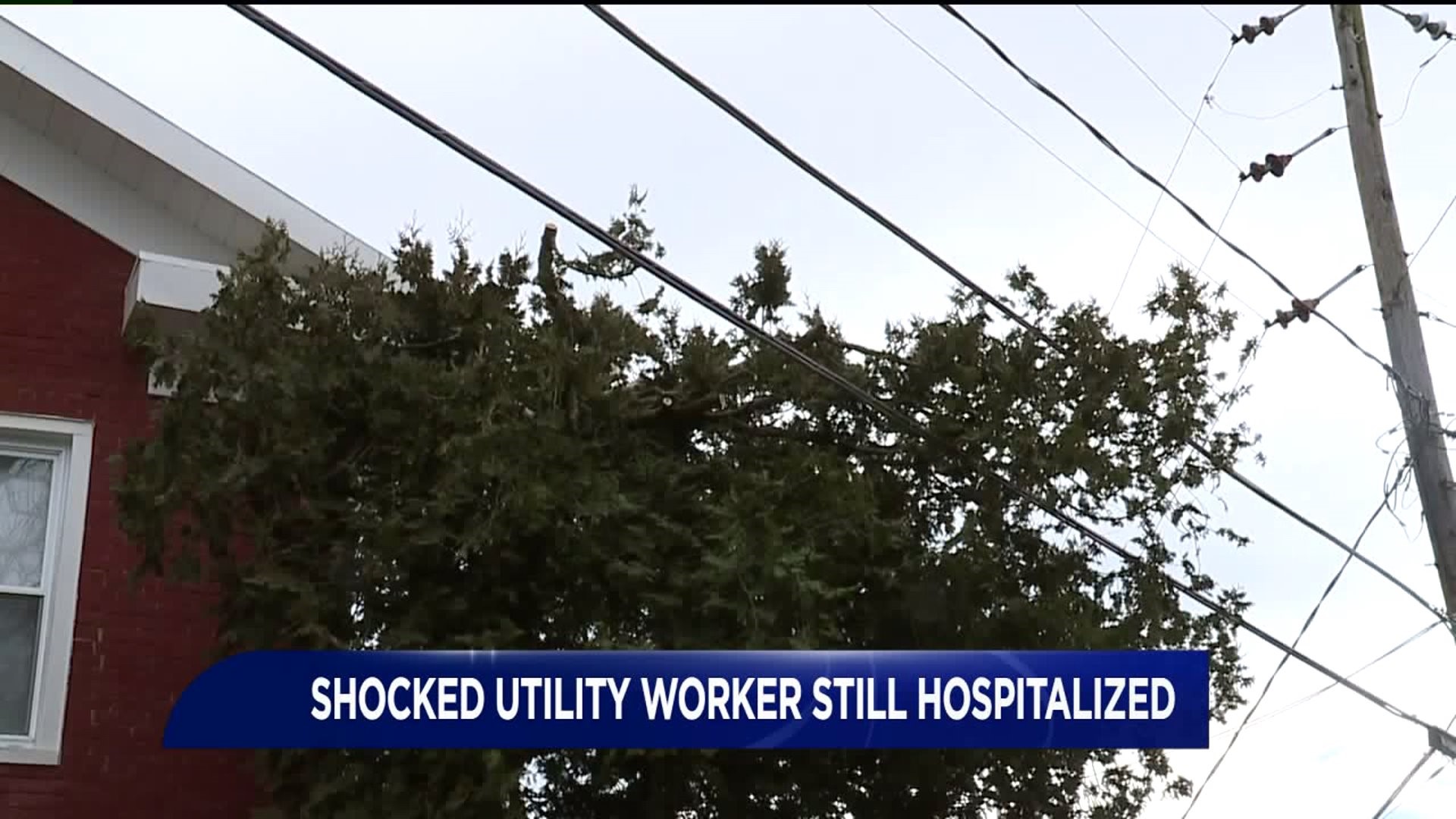 Shocked Utility Worker Still Hospitalized