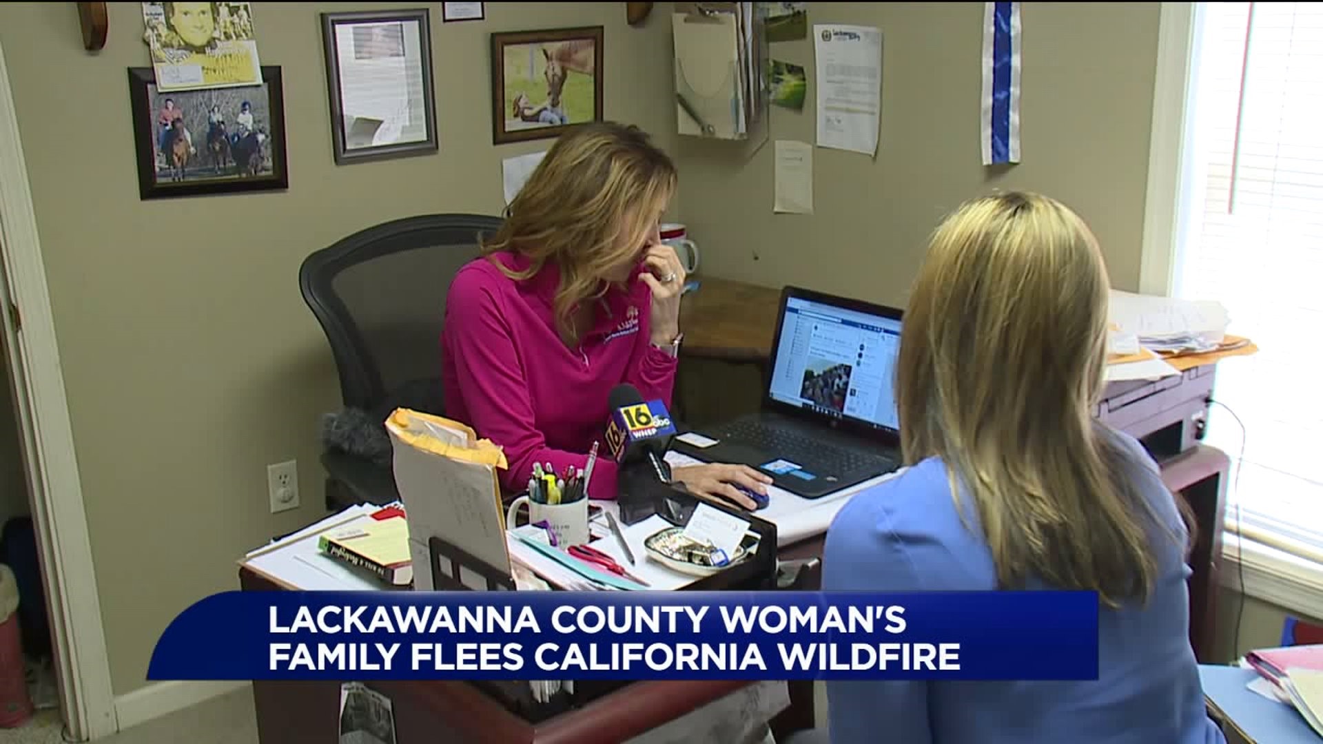 Family of Lackawanna County Woman Flees California Wildfires