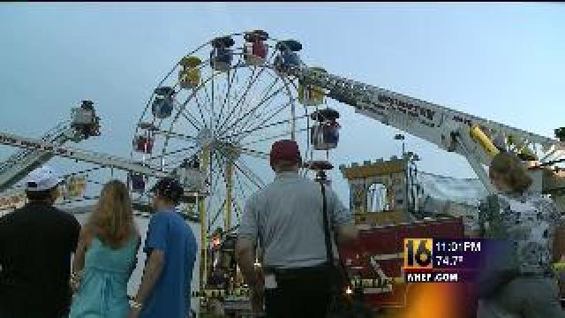 Ferris Wheel Stuck at Wyoming County Fair