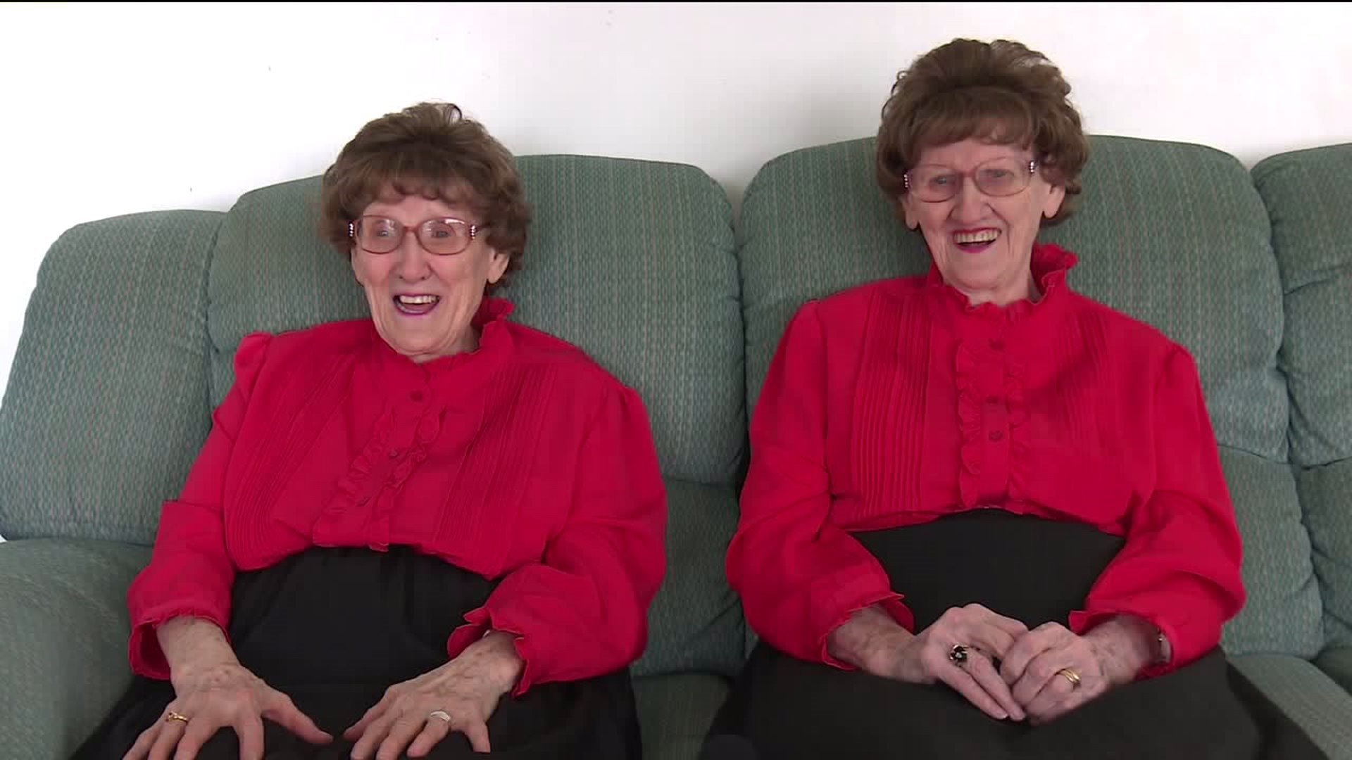 Identical Twins Celebrate 95 Years Together