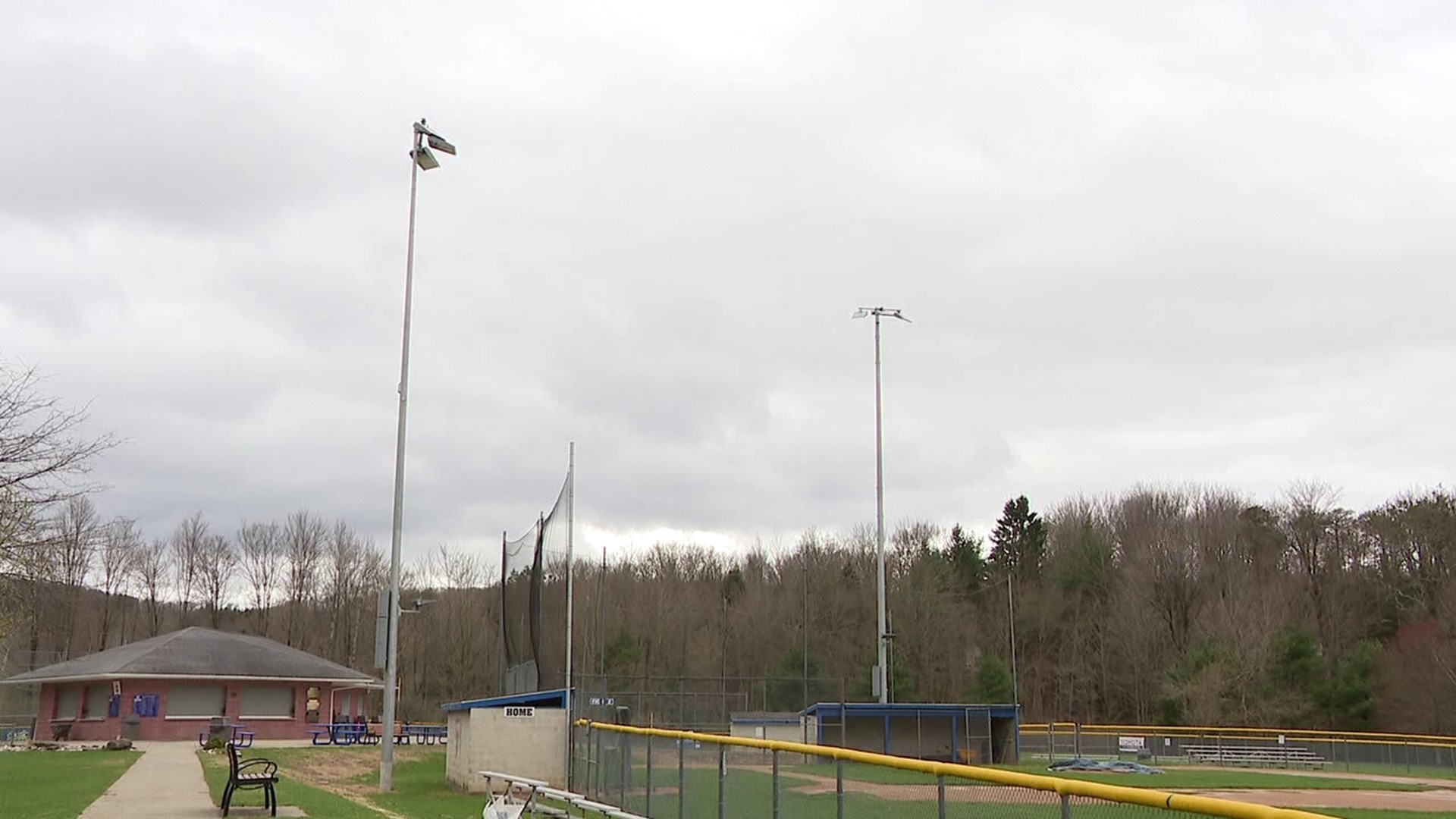 The lights at the Ackerly Field will debut on April 15 in Glenburn Township.