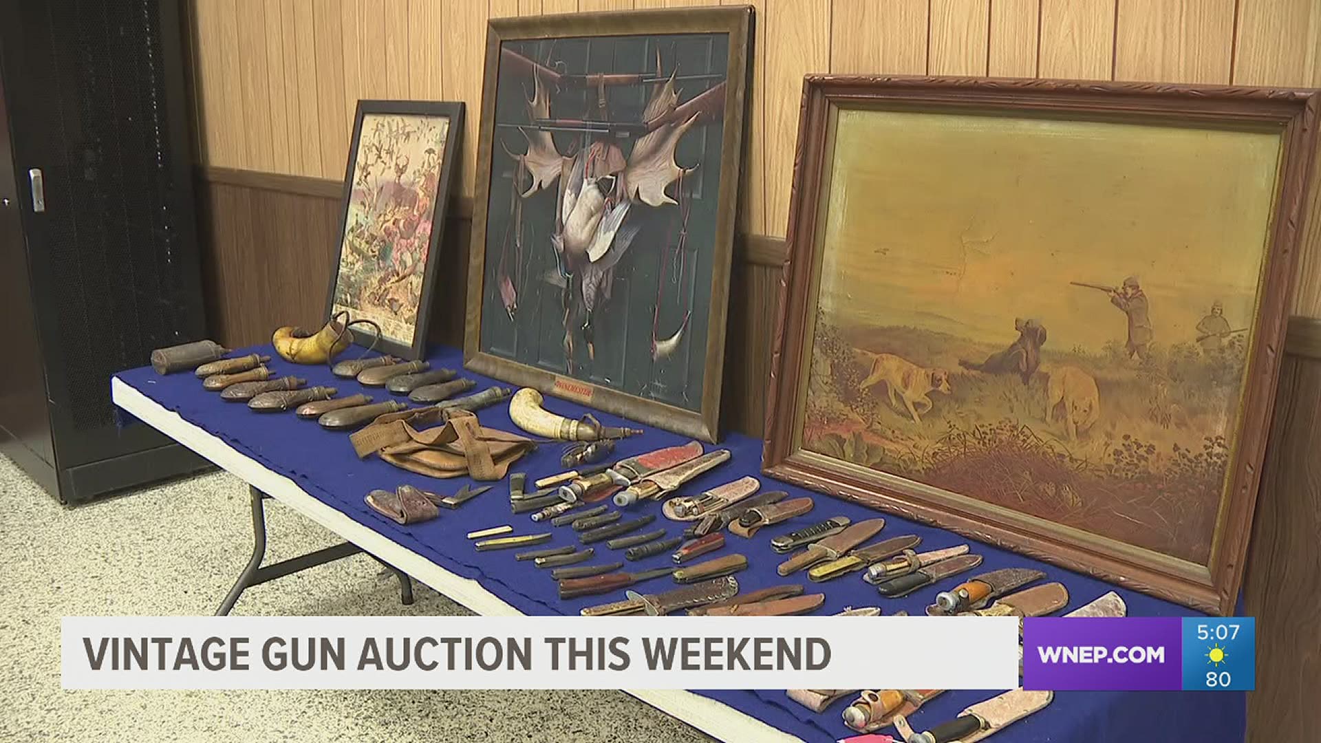 Newswatch 16's Chris Keating stopped by the Hughesville Volunteer Fire Department and has all the details on a vintage gun auction happening this weekend.