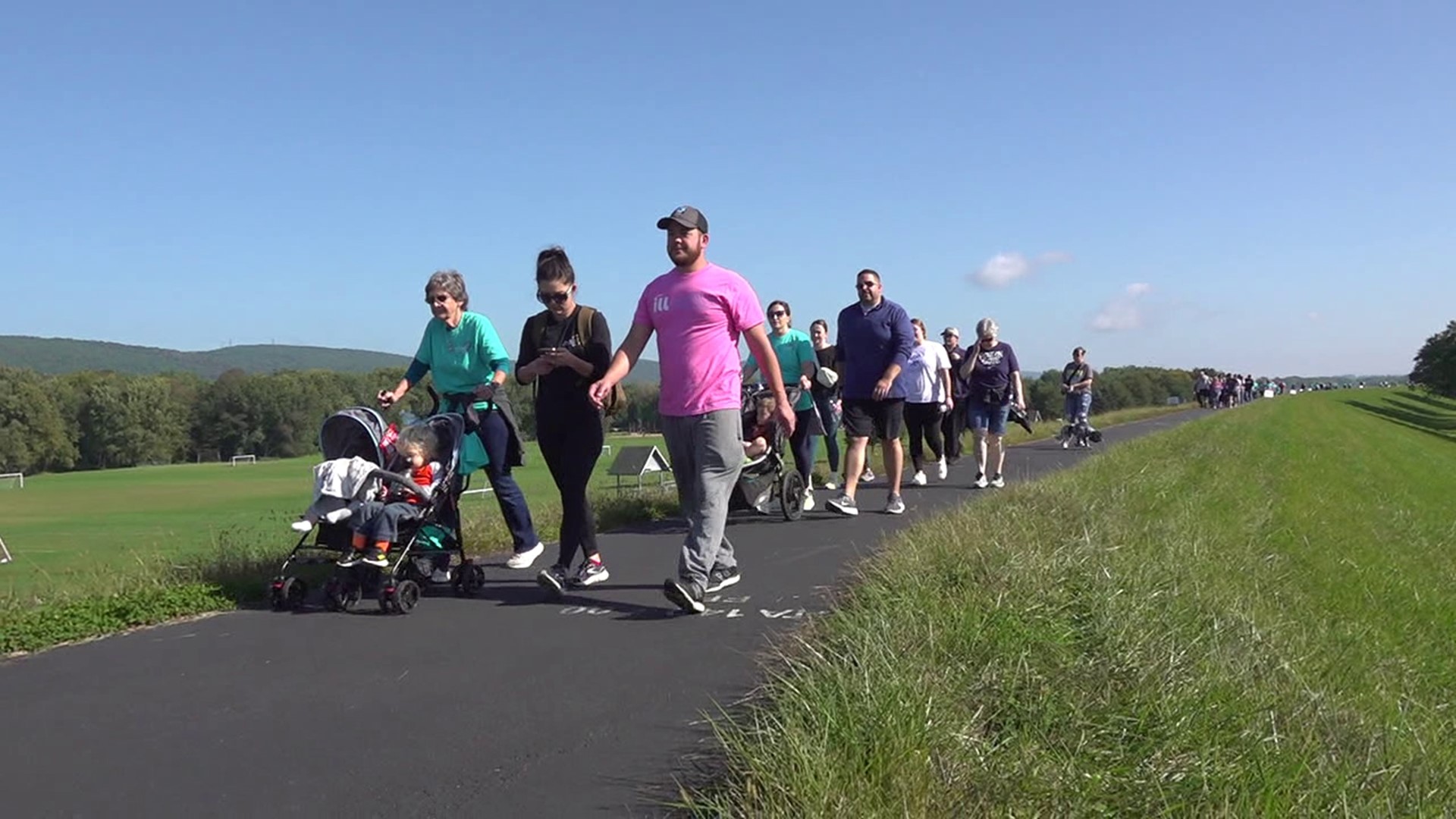 For many, attending a charity walk may be about raising money, awareness, or even a special reason to exercise but for some, this walk was also about offering help.