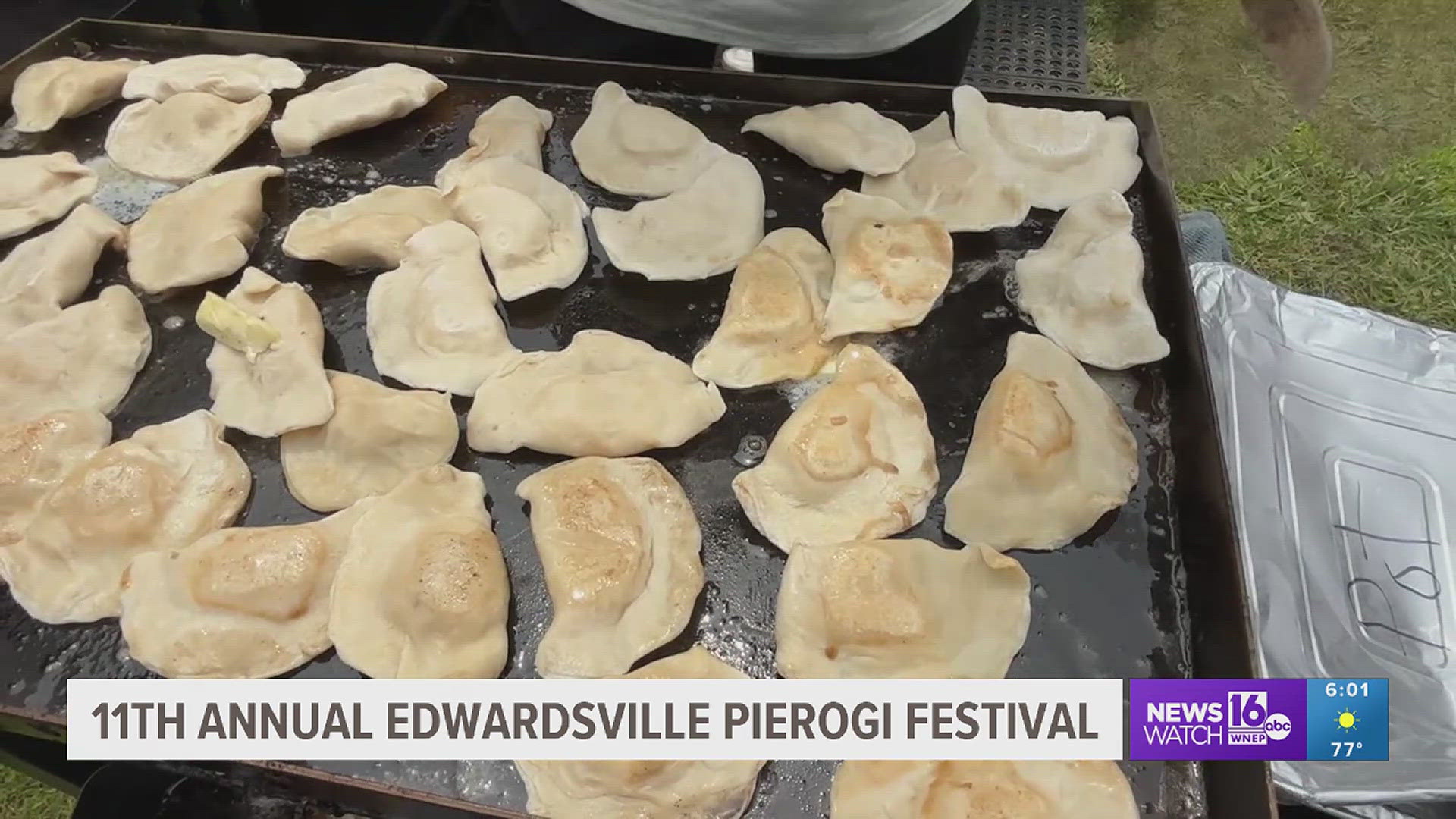 The Edwardsville Pierogi Fest kicked off Friday, and John Hopkins Park is packed with families filling up on the Polish treat.