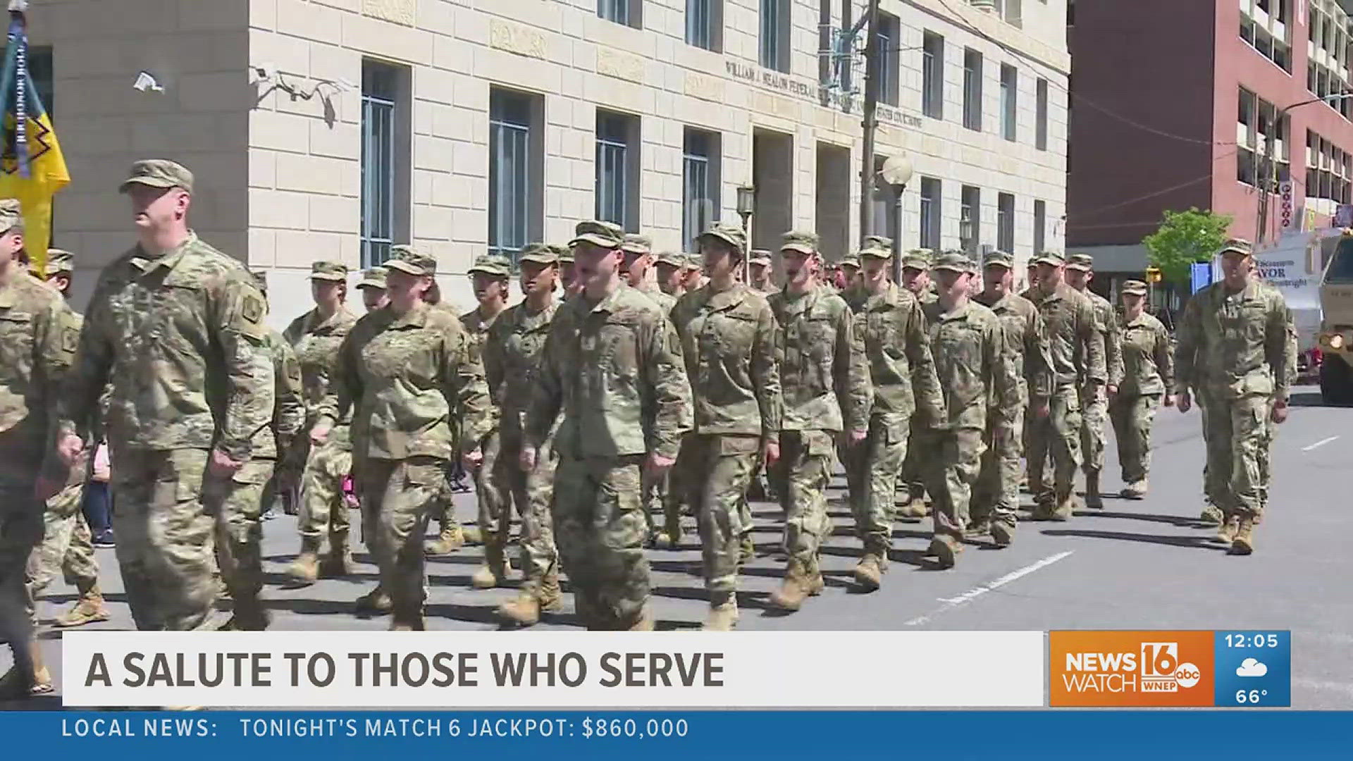 The annual celebration of America's armed forces takes place Saturday morning through the Electric City.