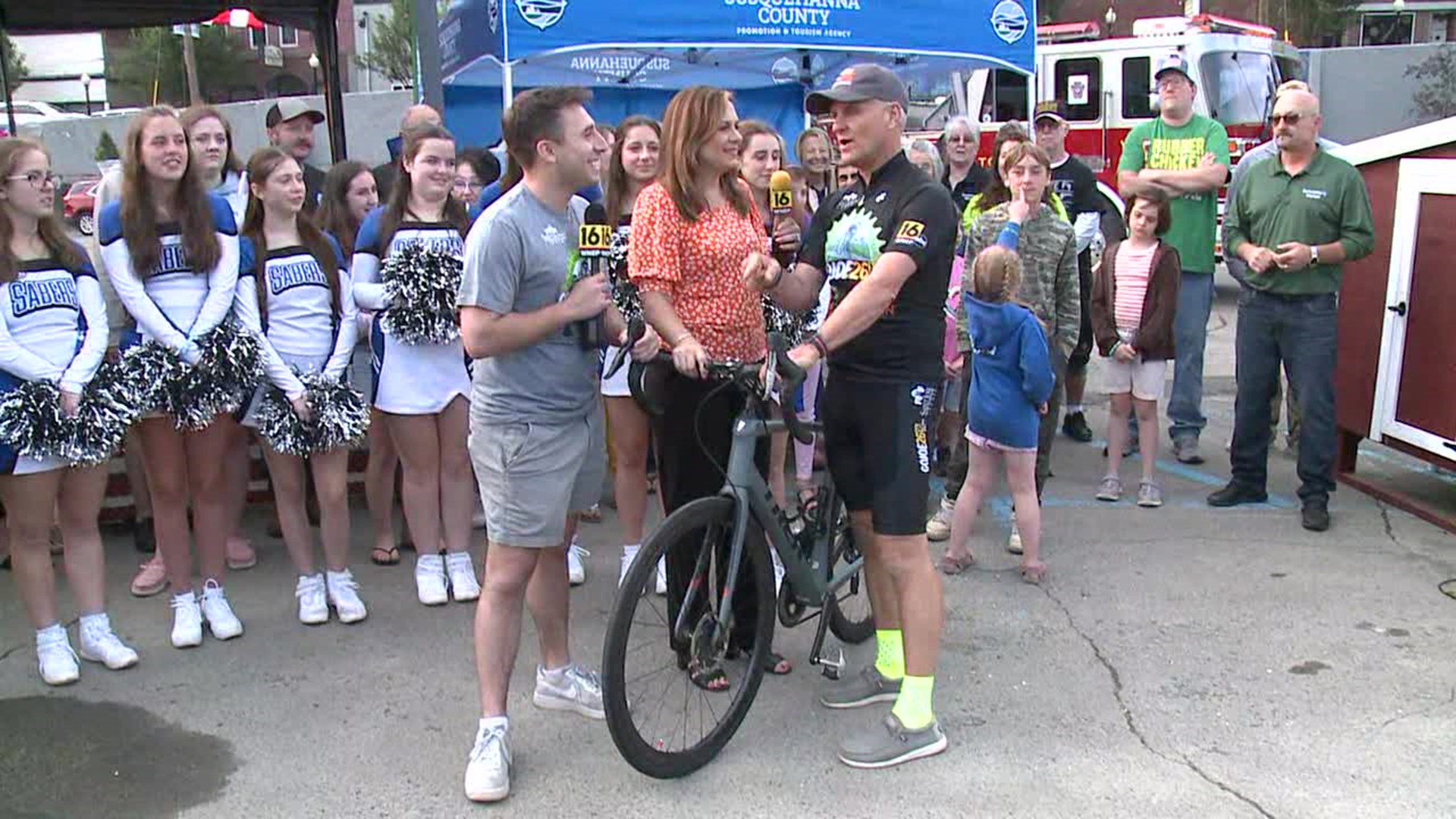 It's the first day of Joe Snedeker's 26th Go Joe bike ride for St. Joseph's Center.