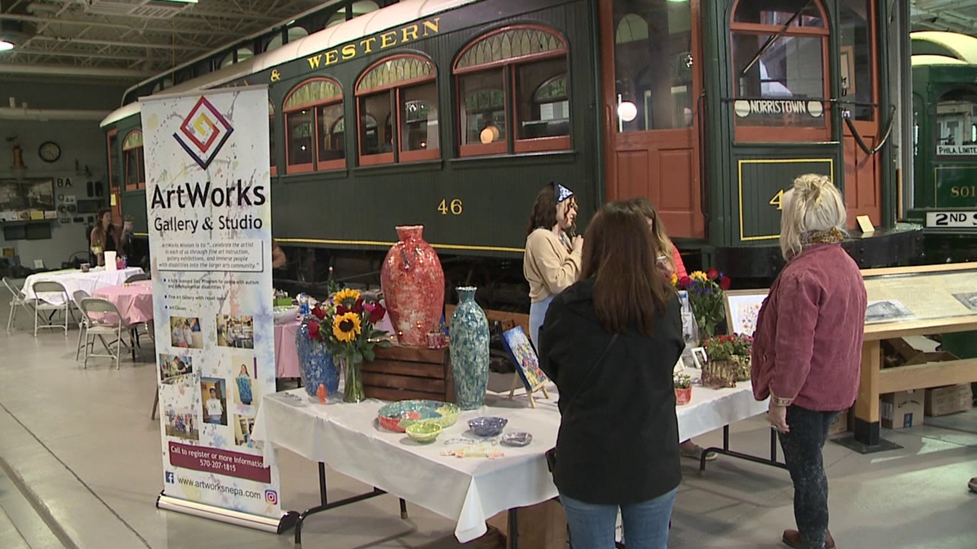 The plant sale was held at the Electric City Trolley Museum from 11 a.m. to 1 p.m. Saturday.