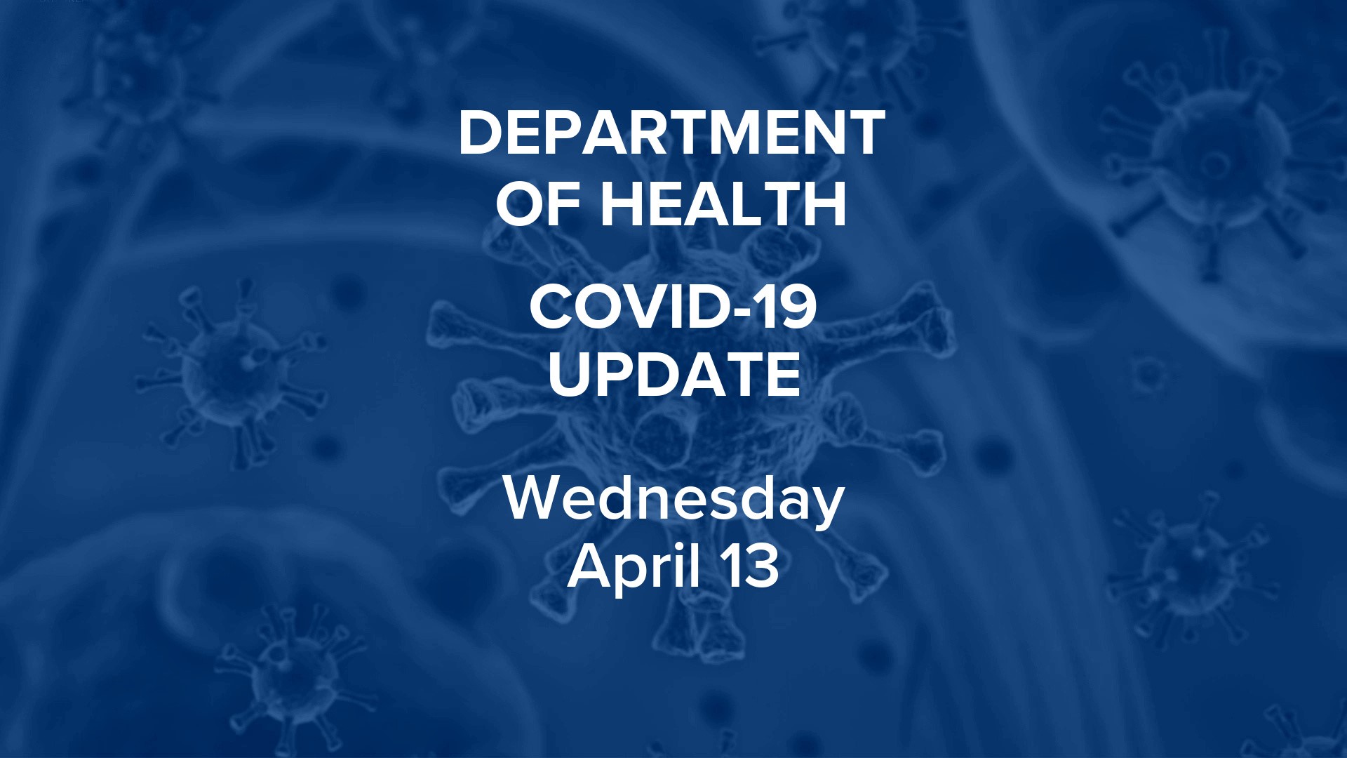 PA COVID19 Update Wednesday, April 13