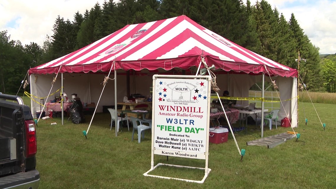 Ham radio field day in Wayne County