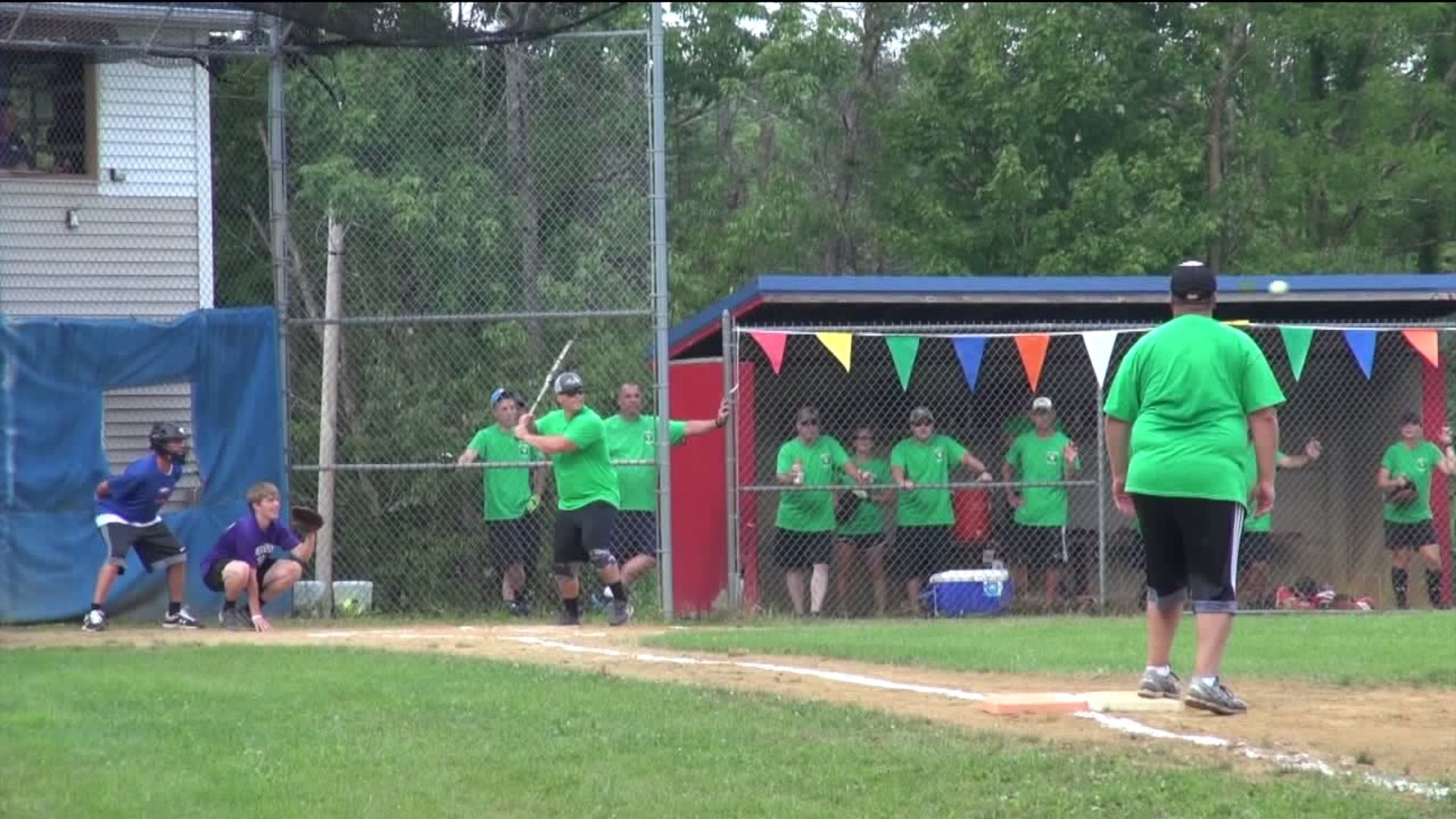 Troopers Take on Kids in Friendly Softball Game