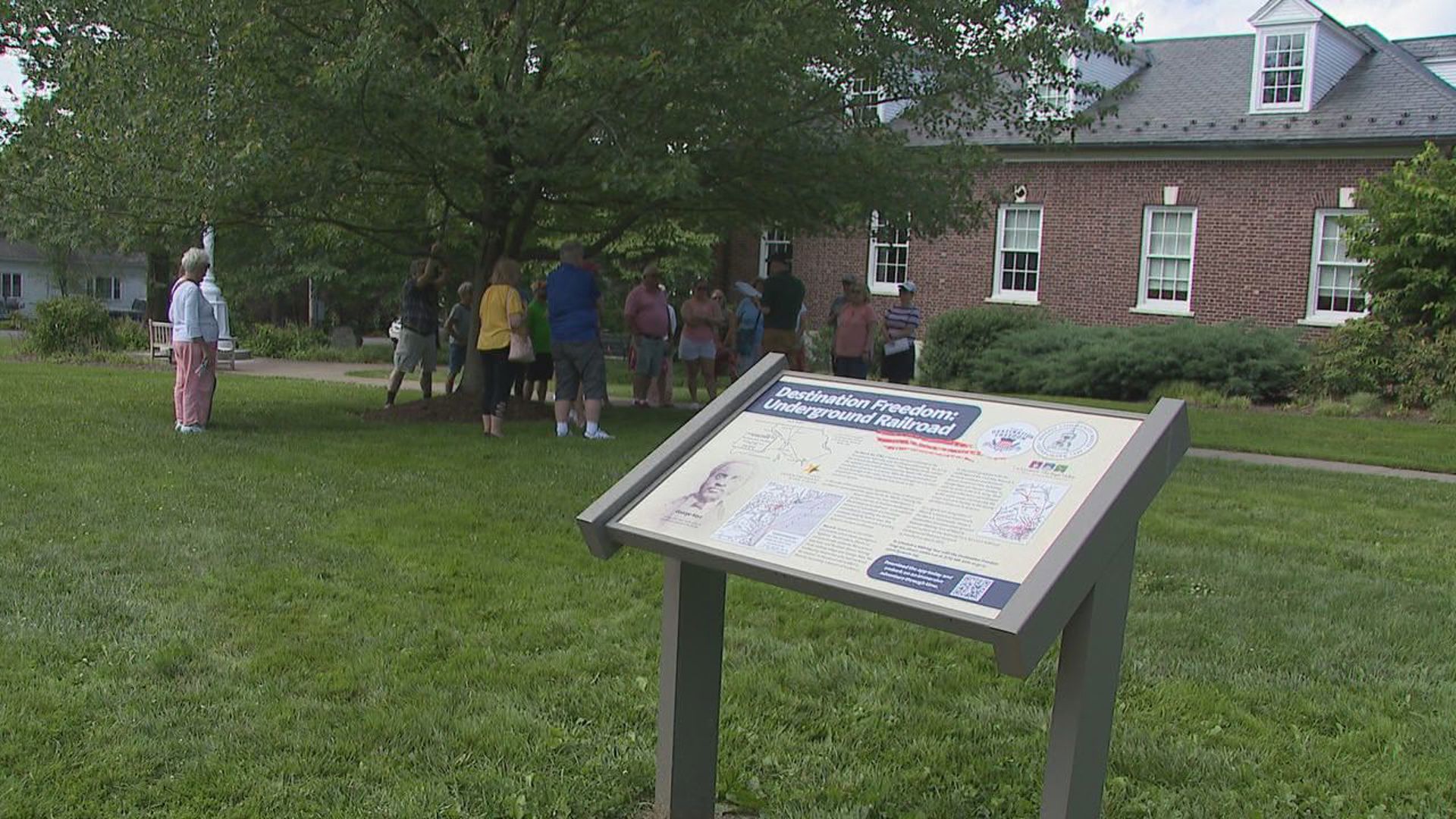 The new sign debuted on Juneteenth, the day that commemorates the end of slavery in the United States.