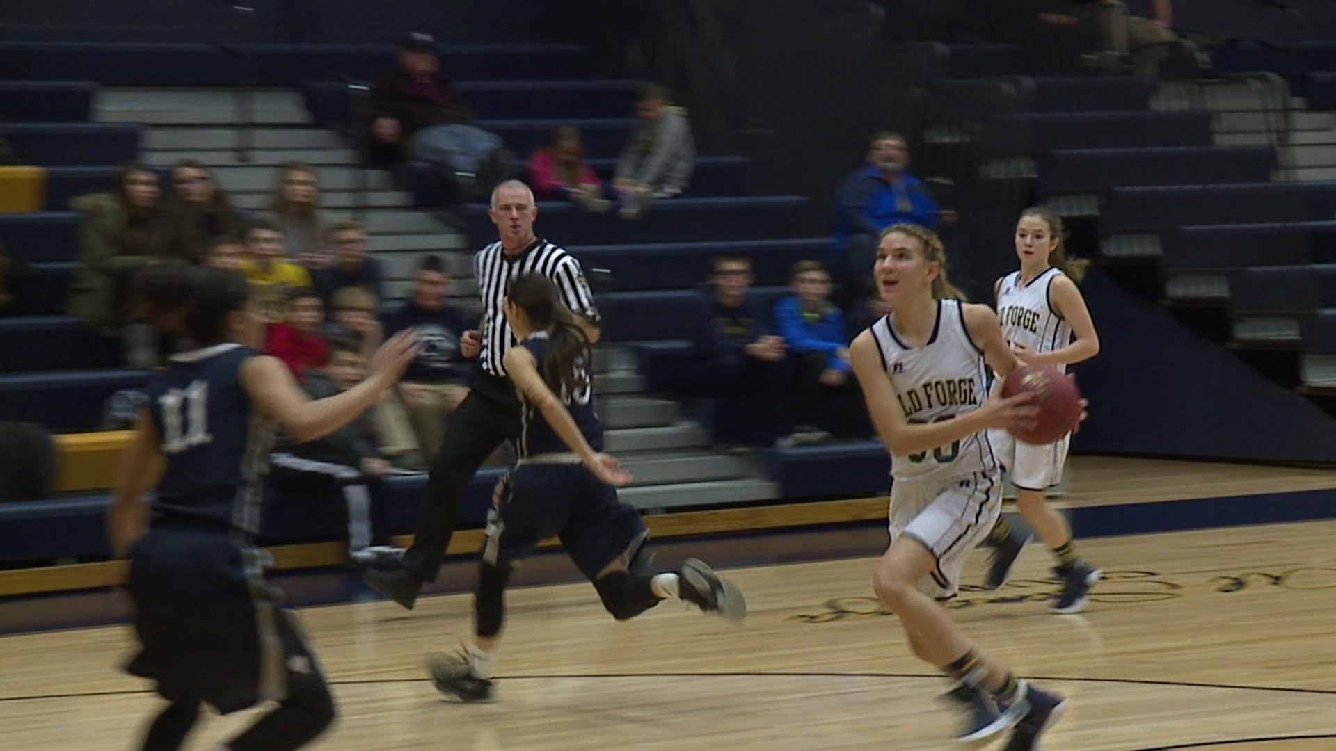 Welsh Leads Old Forge Girls to 65-28 Win Over G.A.R.