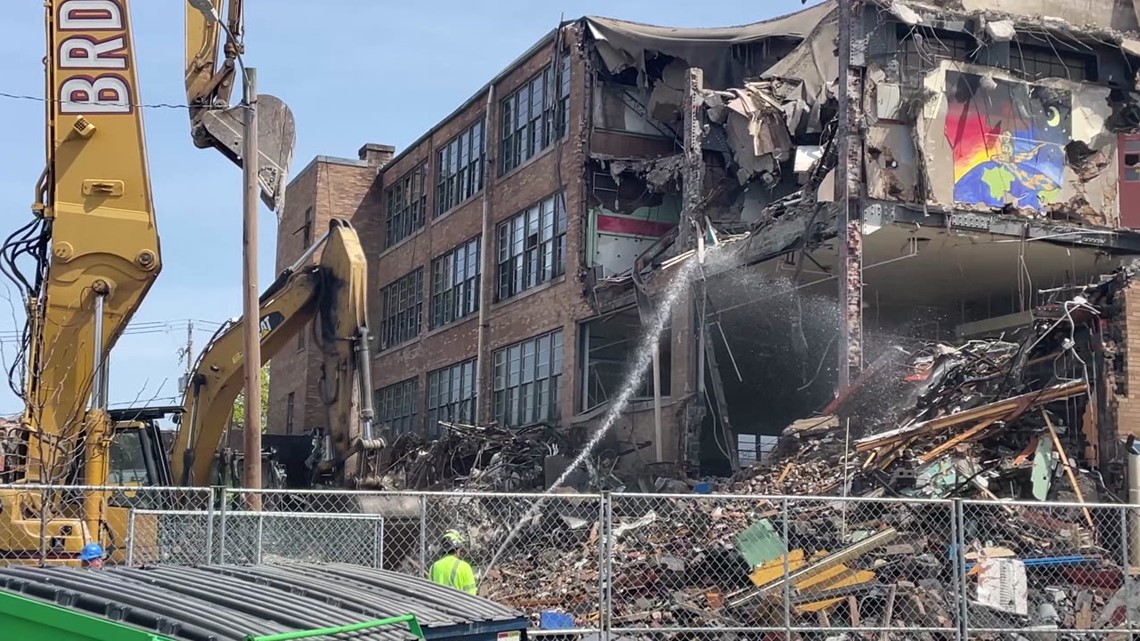 Former school in Lackawanna County coming down