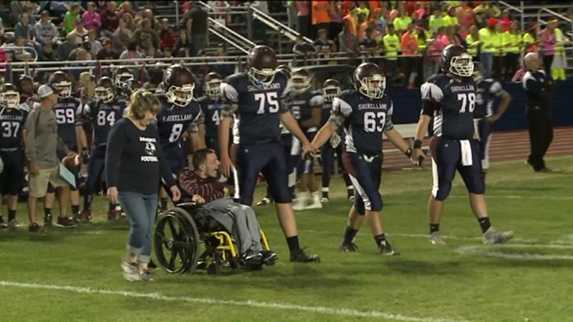 A Special Football Team Co-Captain For Shikellamy