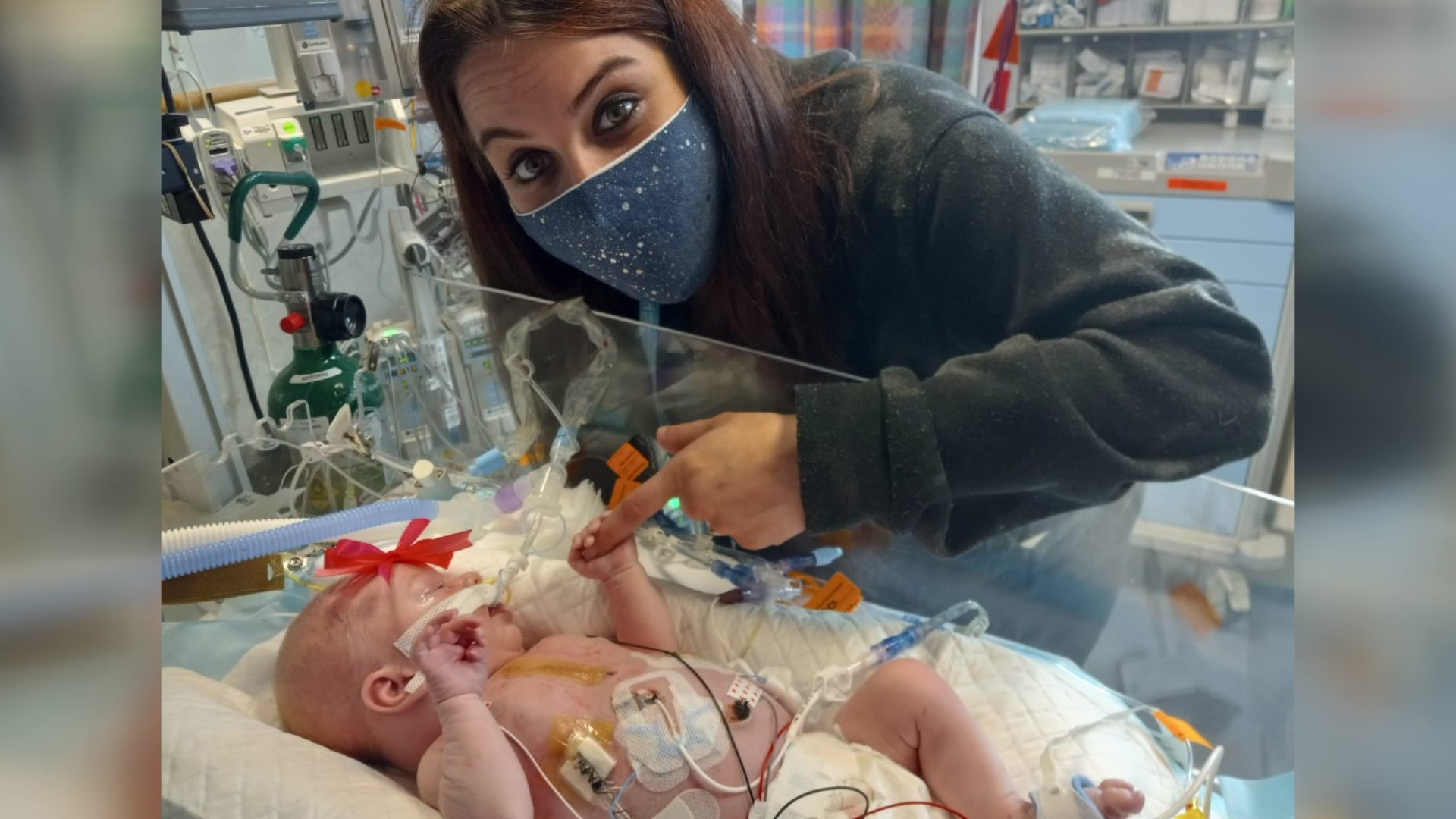 A family from Mount Carmel is facing serious obstacles this holiday season as their baby named Aspen Faith is fighting for her life.