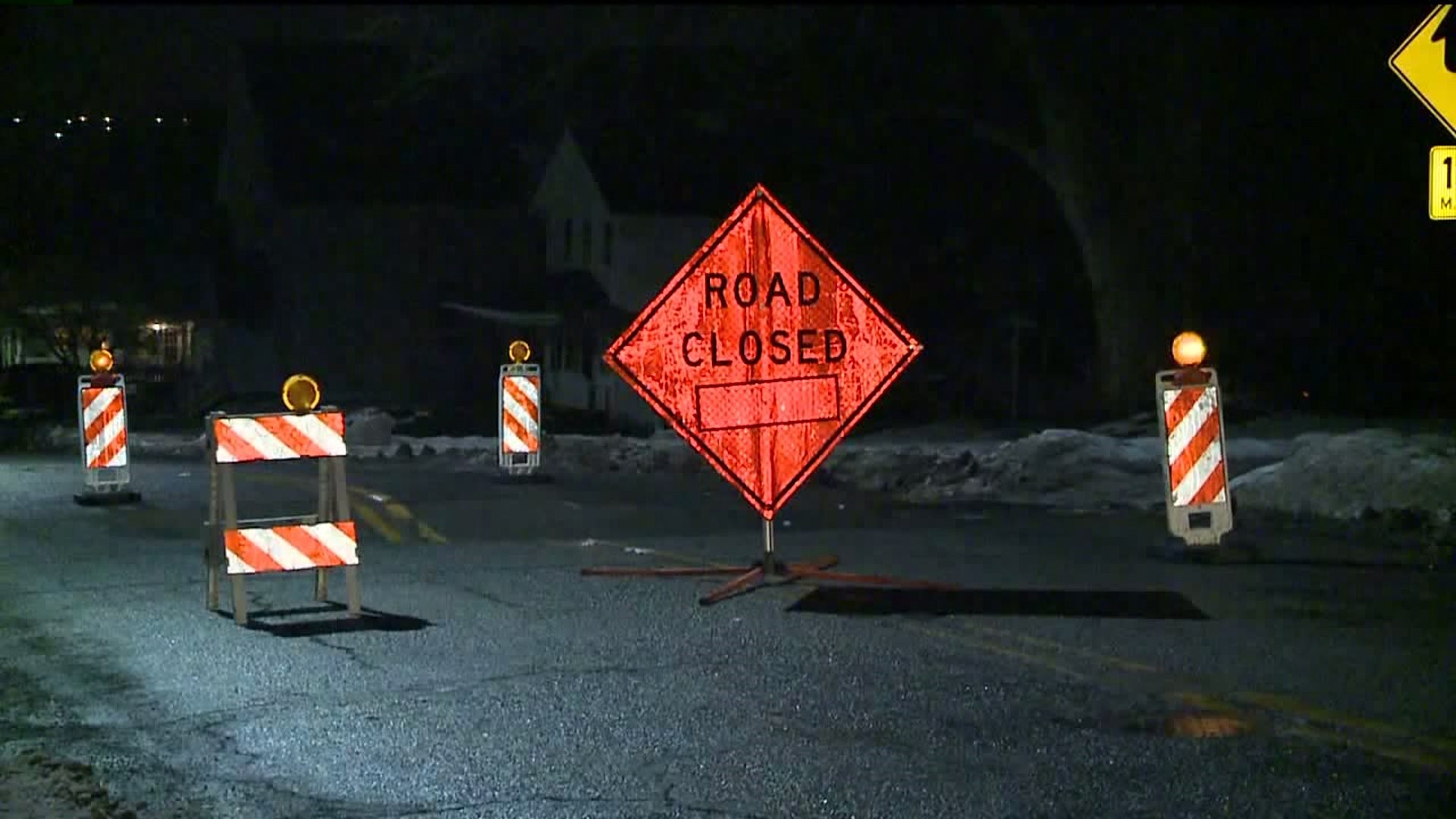 Road Closed in Jessup due to Mine Subsidence