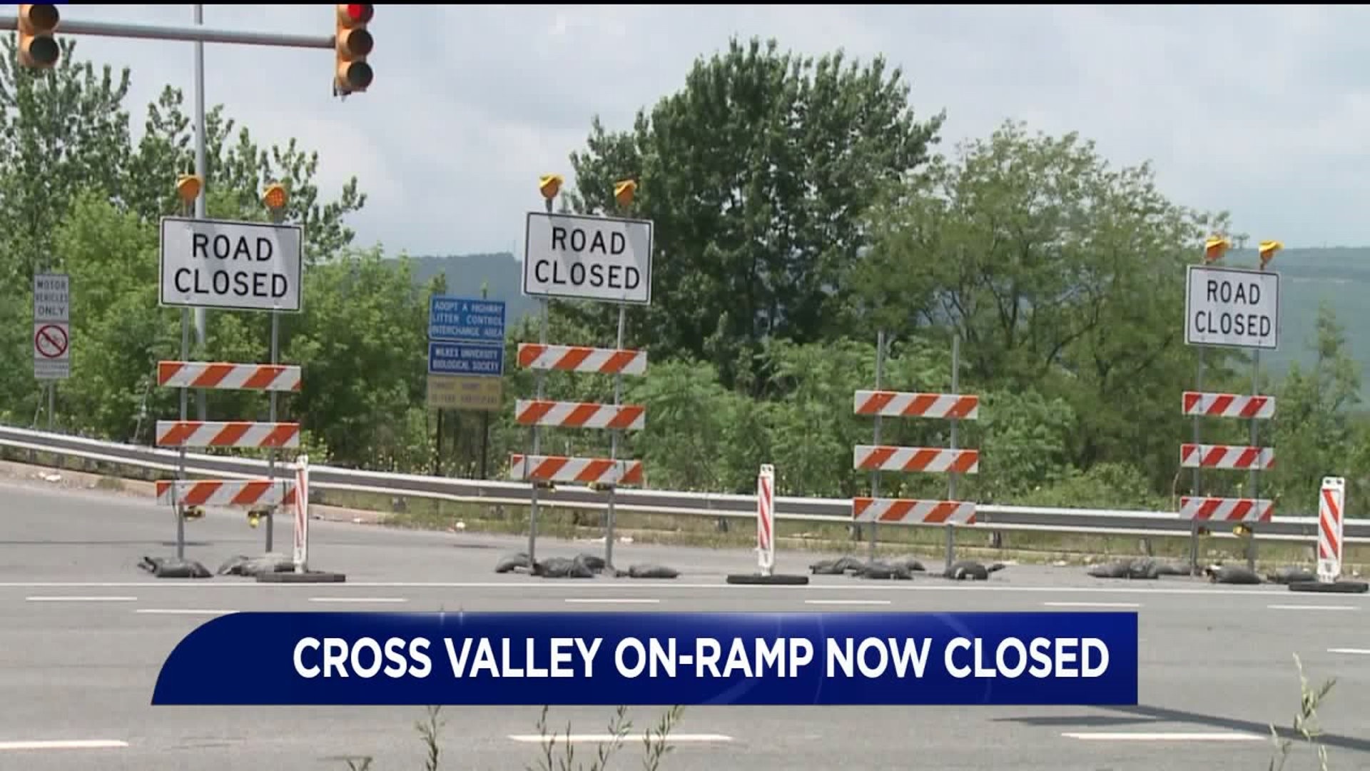 Cross Valley On-Ramp Closed Until 2019 in Plains Township