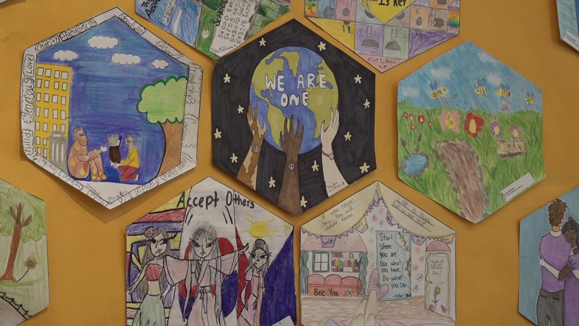 The Interdependence Hexagon Project celebrated International Day of Peace with an art presentation and panel on Saturday.