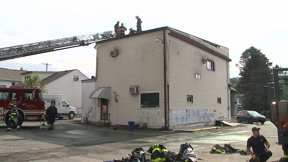 Firefighters practice in Throop VFW building before demolition - Vimarsana News