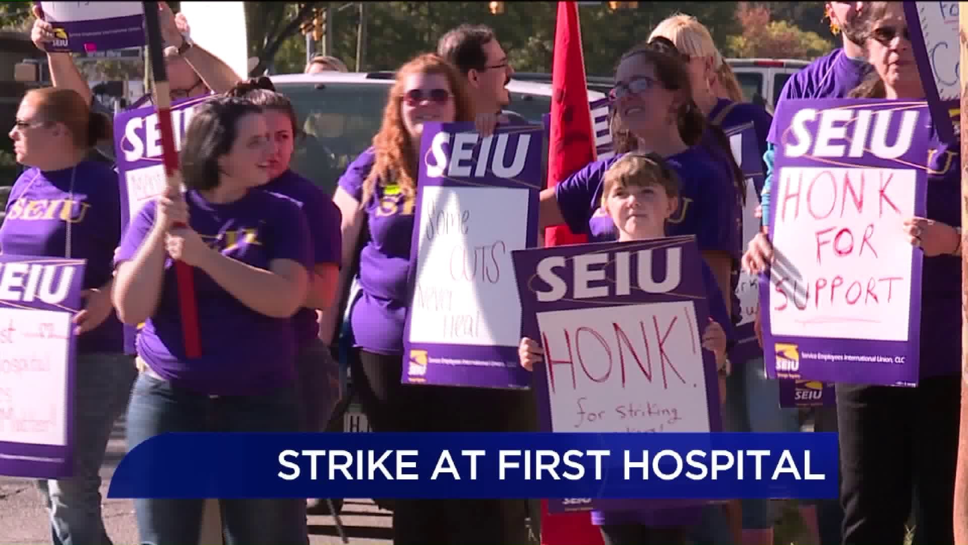 Hospital Workers in Luzerne County on Strike