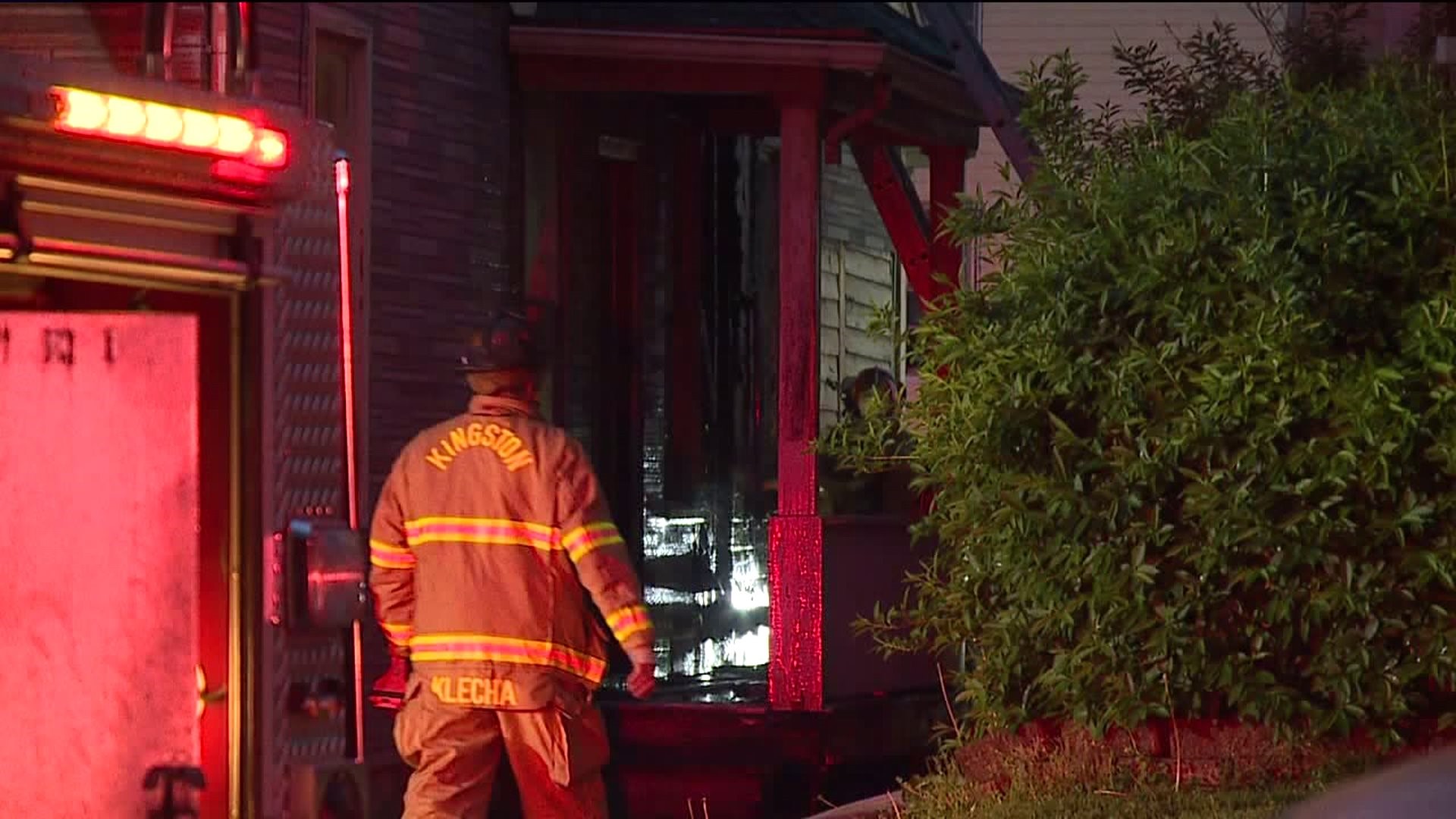 Kingston Home Damaged by Flames