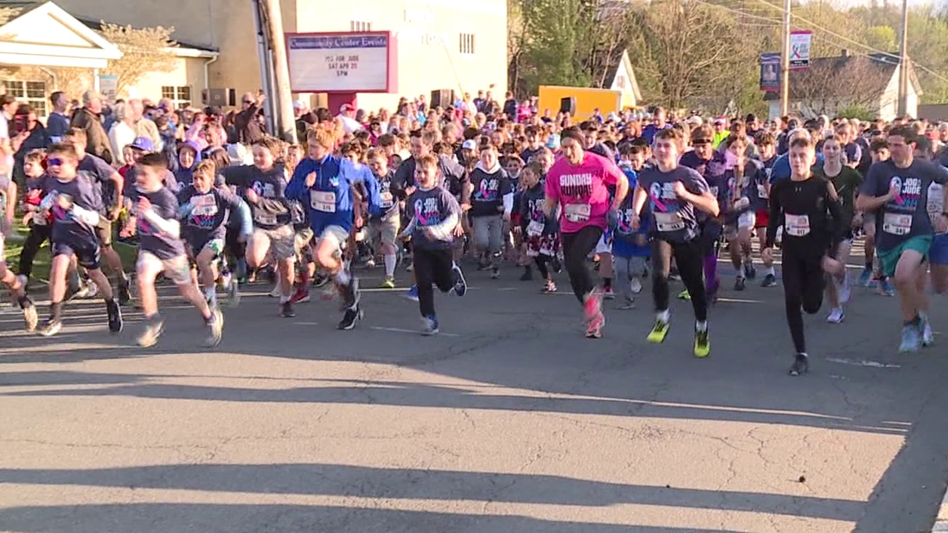 Nearly 2,000 people came out to raise awareness for sudden infant death syndrome (SIDS) at the race in Lackawanna County.