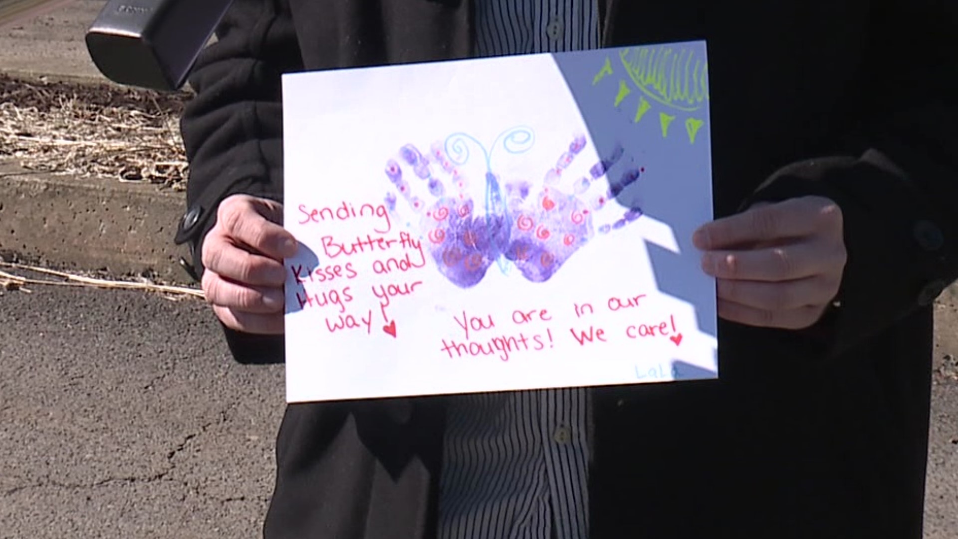 One facility in Lackawanna County teamed up with a high school English class to spread some love to those who need it.