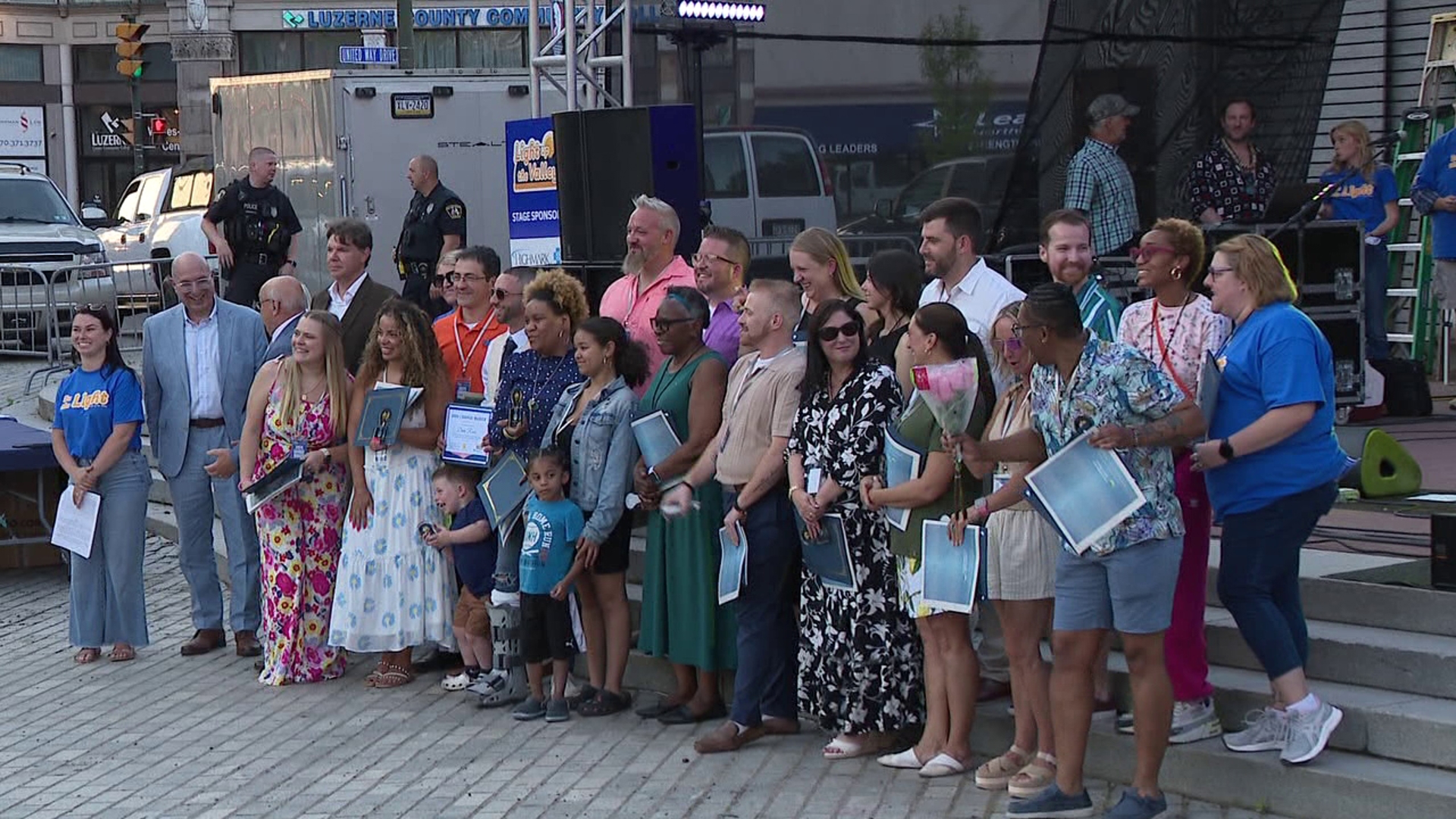 Awards were given out to dozens of community members as part of the 2nd annual "Light Up The Valley" event on Thursday.