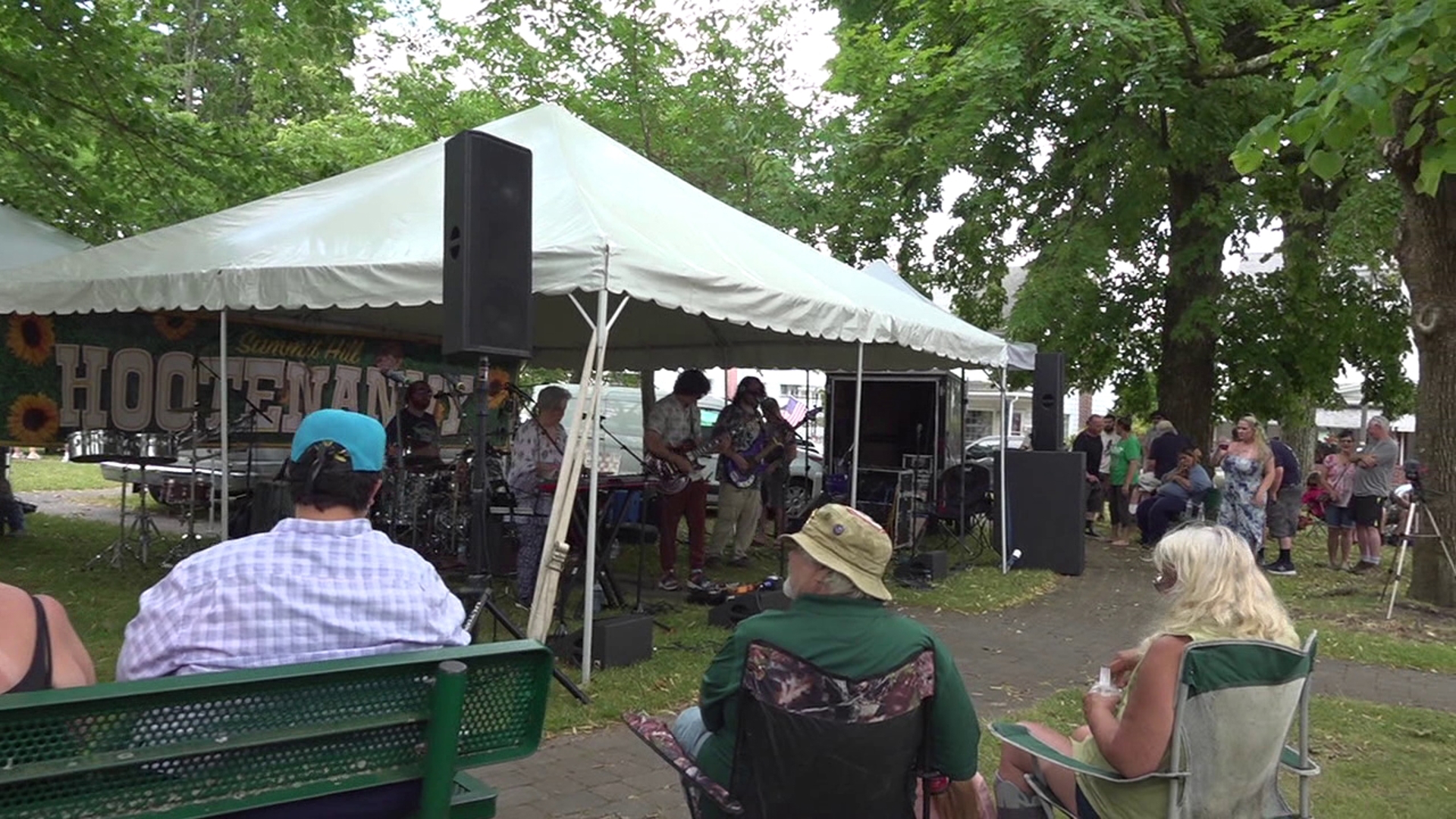 Summit Hill hosted its 11th annual Hootenanny Music Festival in Ludlow Park on Sunday.