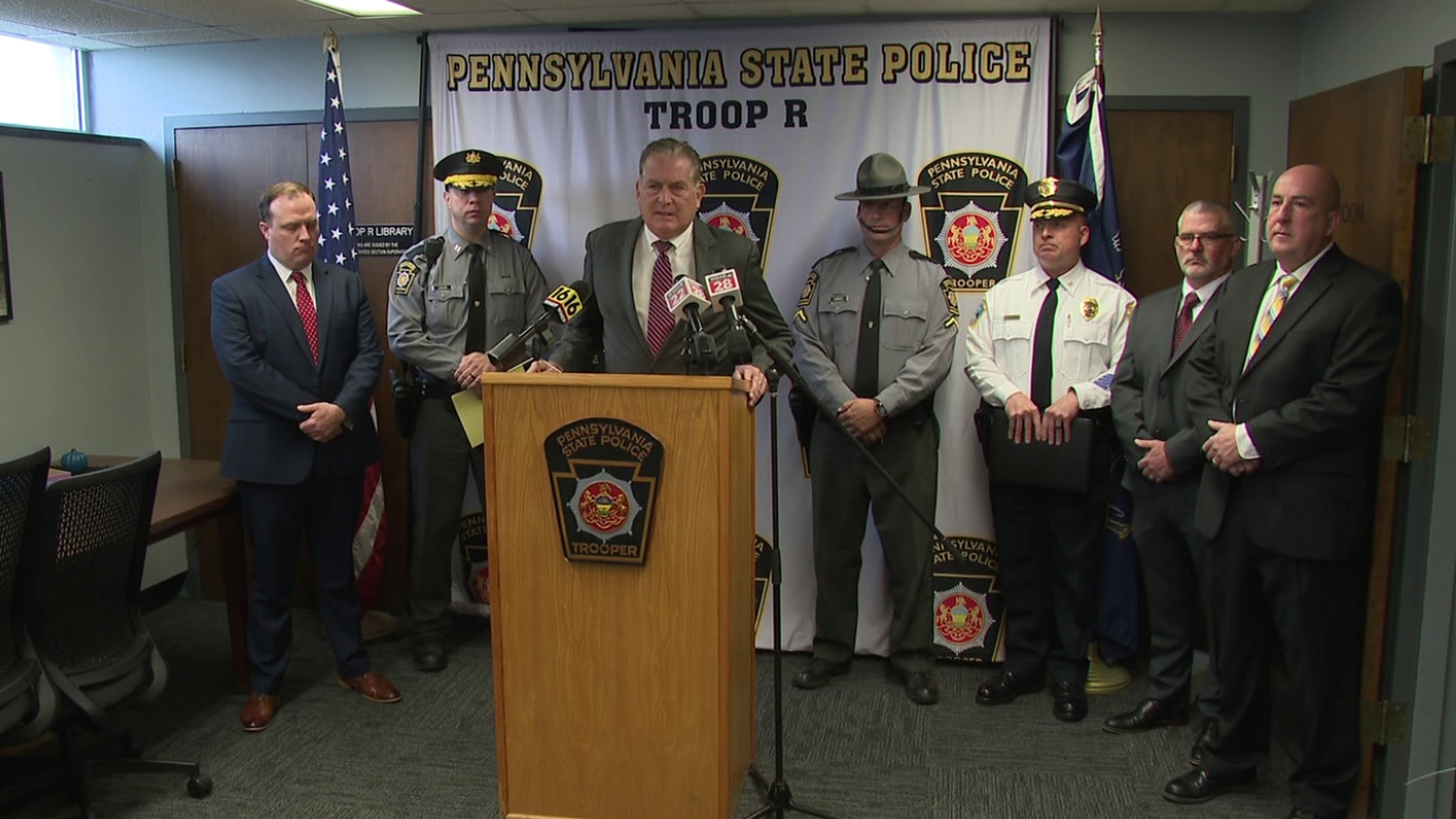 After a nearly year-long investigation, the Lackawanna County District Attorney announced the arrests of 9 people allegedly affiliated with the Crips street gang.