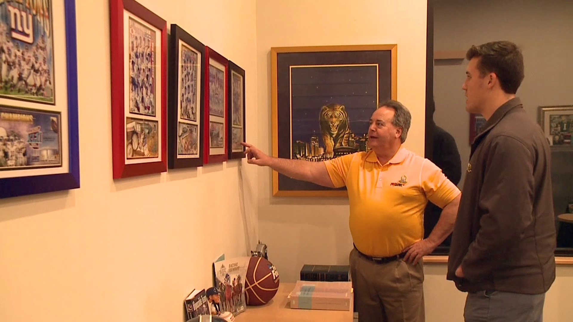 Each piece of Larry Spegar's Super Bowl collection is tied to a memory that he got to experience in person for more than two decades.