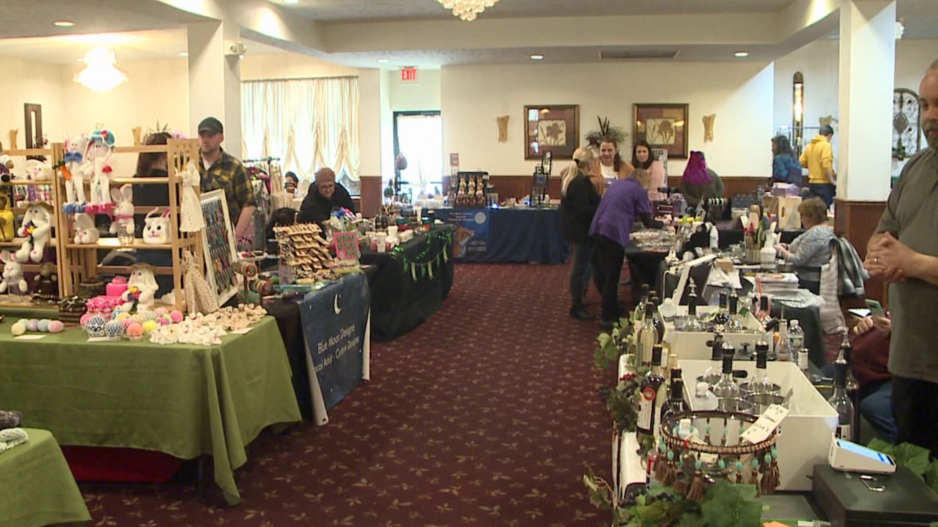 Vendors showcased some of their best green wares ahead of the St. Patrick's Day holiday.