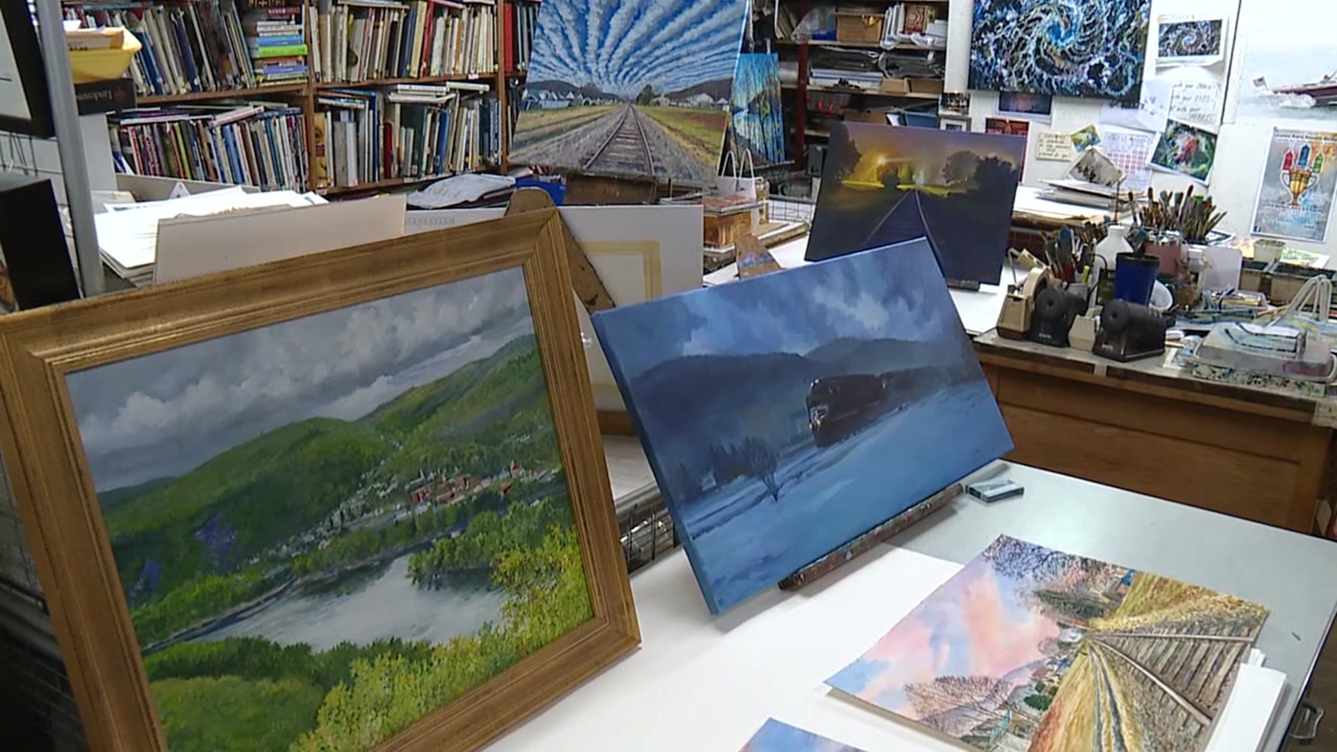 For two artists in Luzerne County, inspiration was a two-way street.