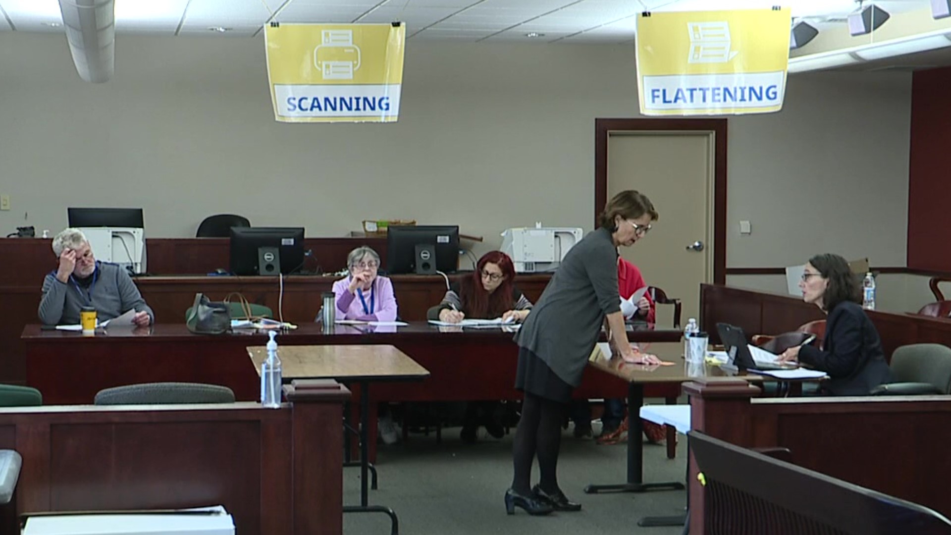 Newswatch 16's Chelsea Strub spent the day at the Luzerne County Courthouse as the vote-counting process moved forward.