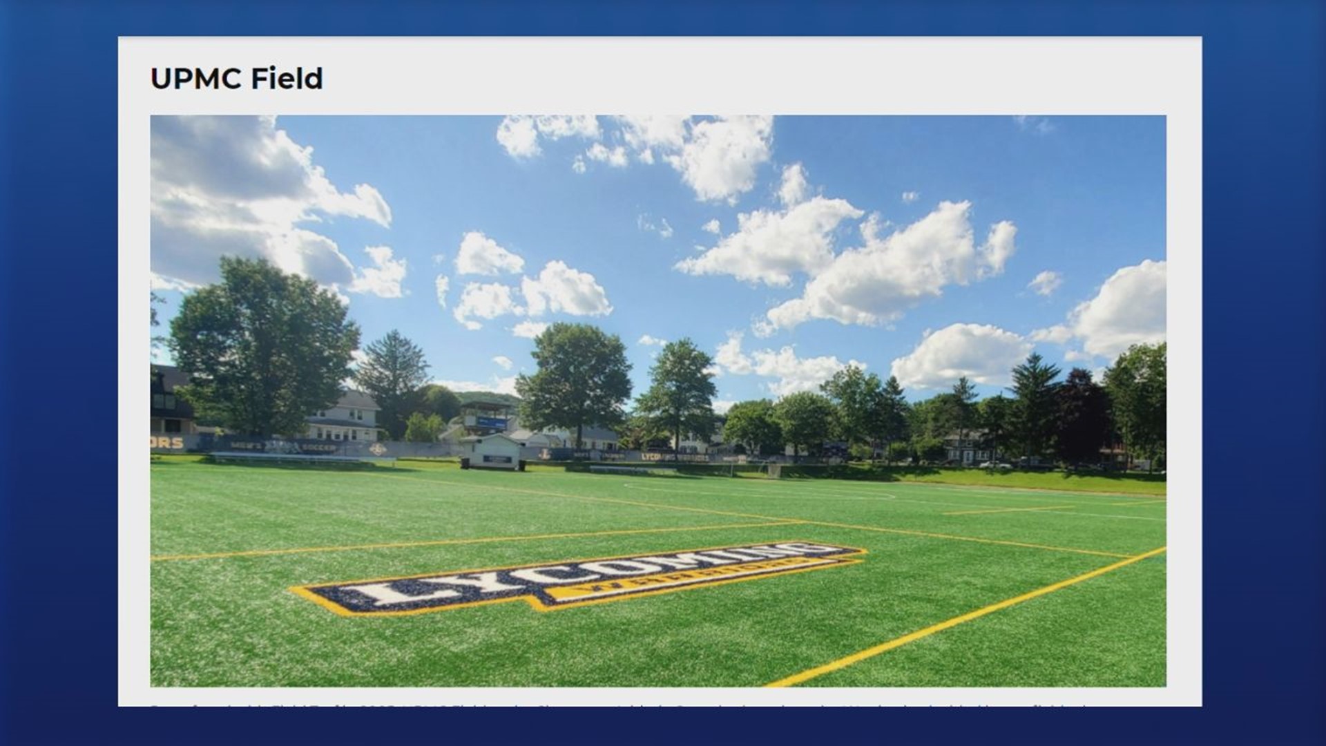 It's been 25 years since Lycoming College has added a new athletic program to the school