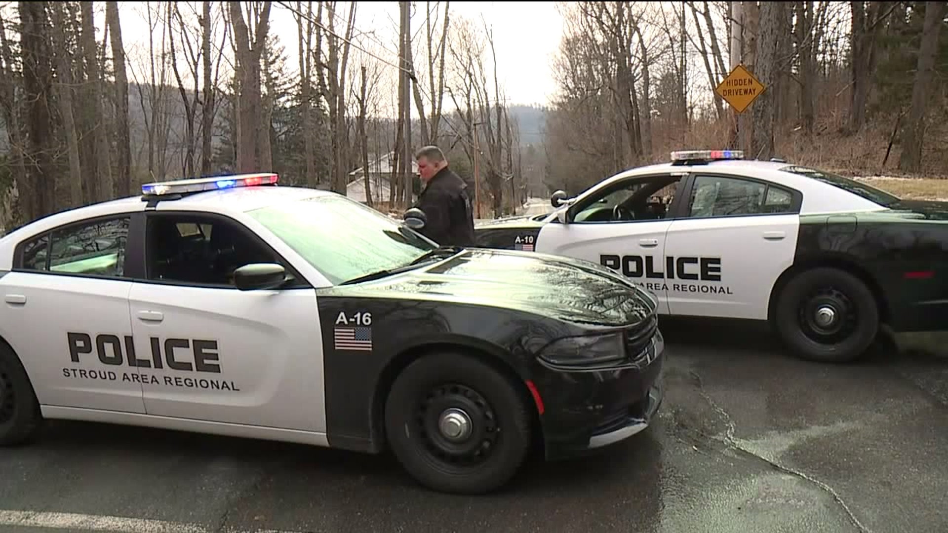 Police Surround Home in Stroud Township