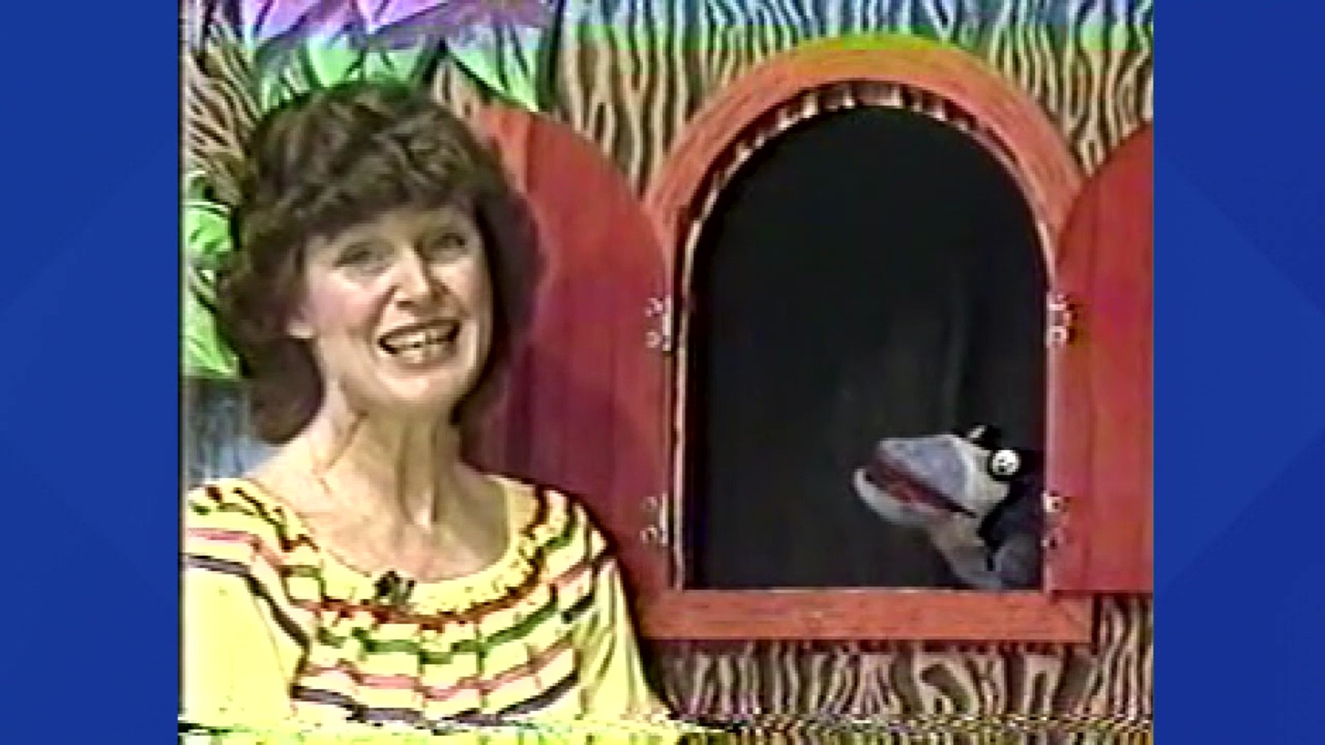 Here is a preview of the lost Hatchy Milatchy video from 1984. Miss Judy talks to Mergie about the very wet weather.