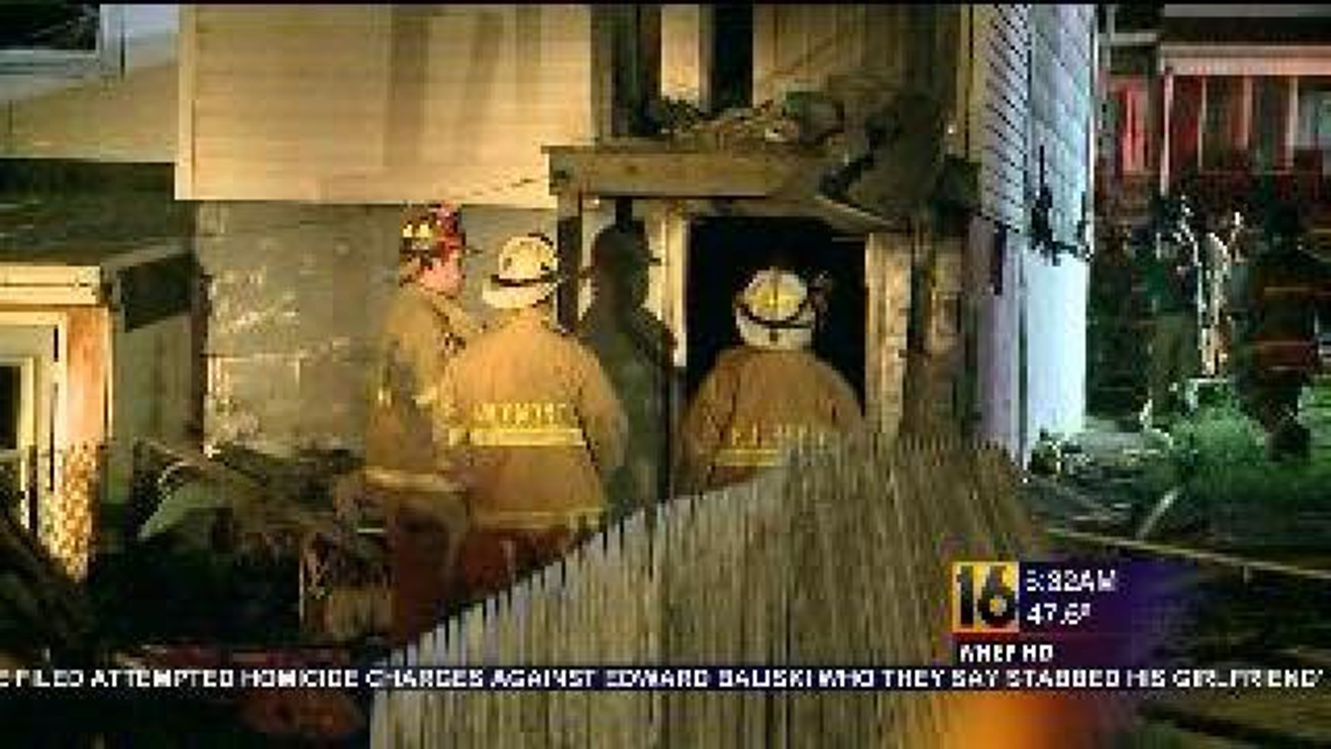 Firefighter Hospitalized After Fighting Flames