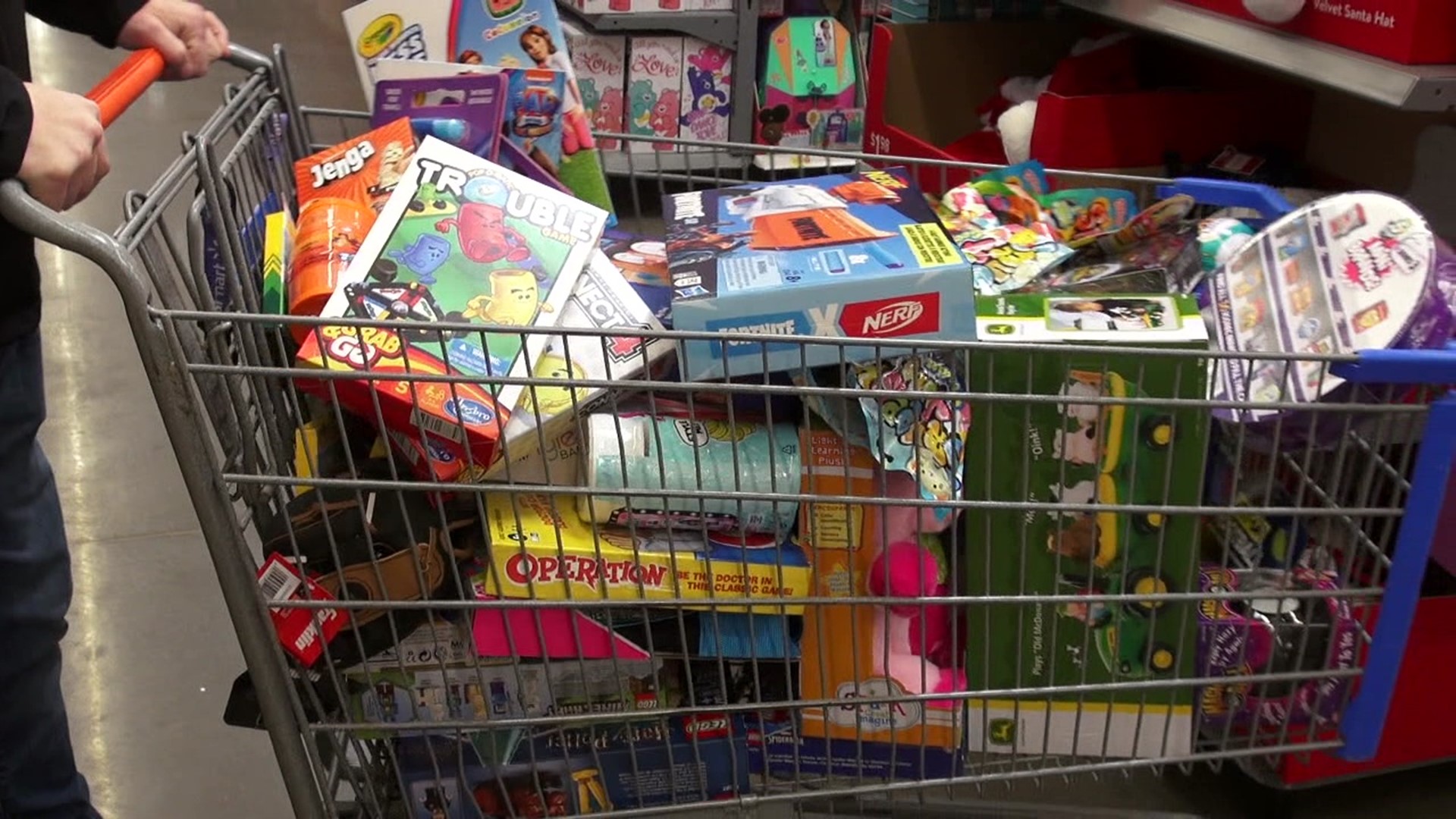 Folks in Wyoming County spent the morning shopping to help families in need with Christmas gifts for kids.