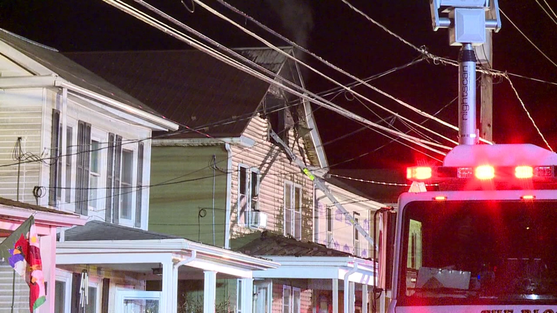 Crews were dispatched around 4:30 a.m. Saturday for a fire at a home along West Mahoning Street in the borough.