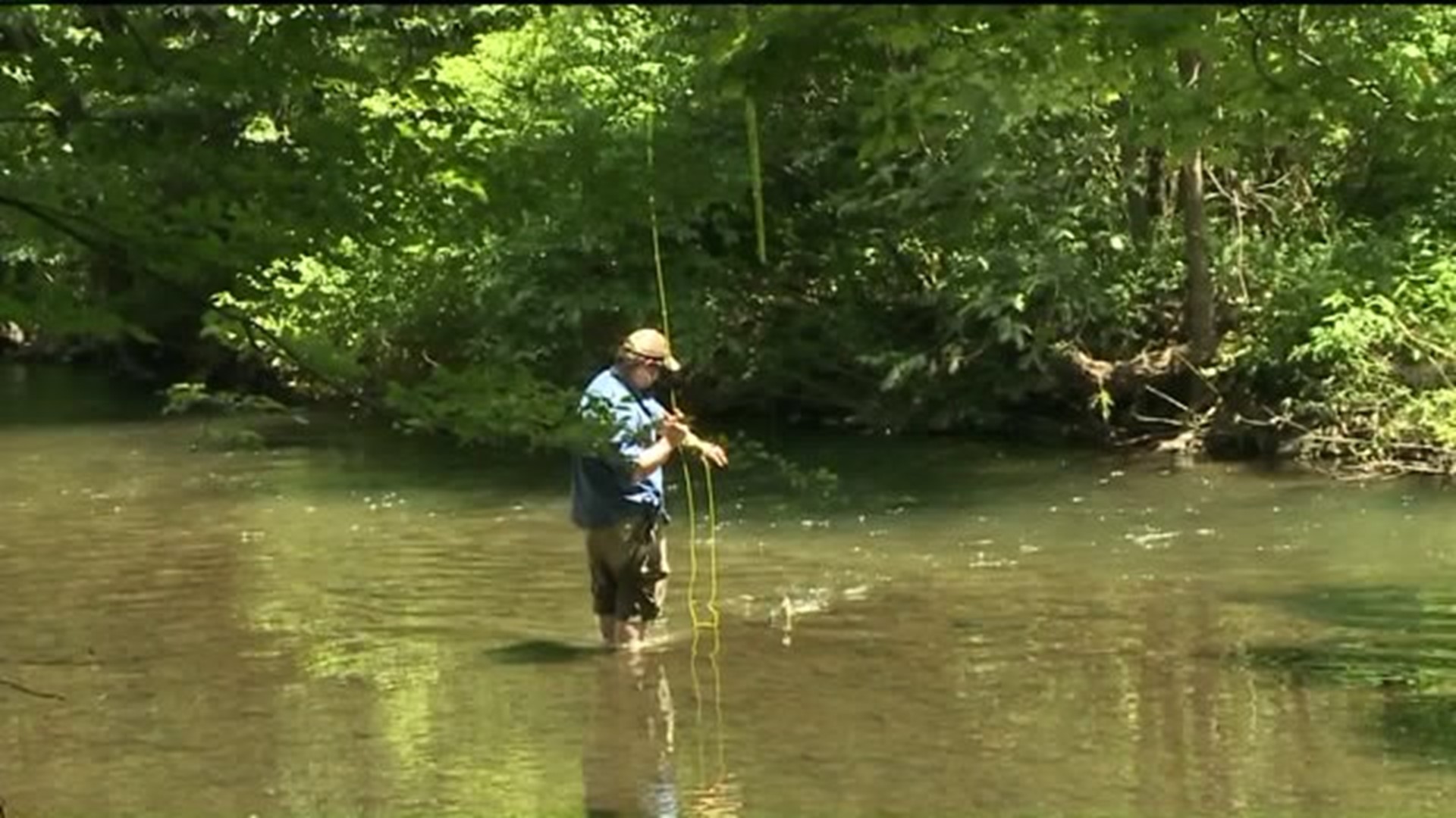 Veterans 'Catch' Some Relaxation in the Poconos