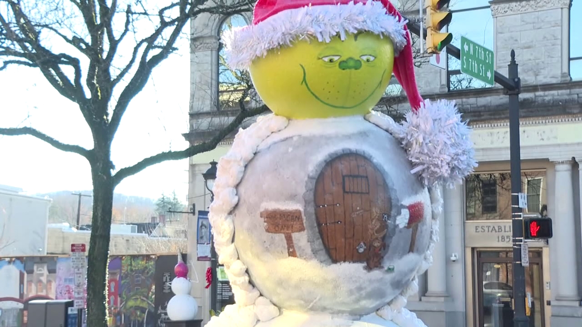 Ten new snowmen will be featured this year. Newswatch 16's Emily Kress gives us a look at the works of art and how they help kick off the holiday season.